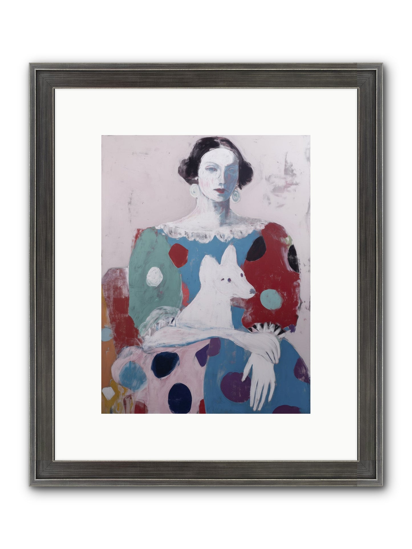 Andante Framed Print - Slimwoods Black/Silver 9x12