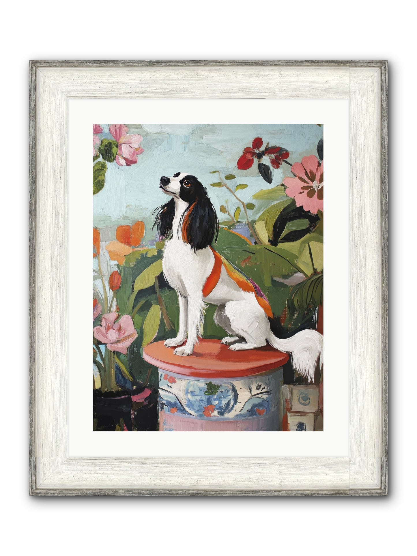 Angel In Disguise Framed Print - Driftwood White 18x24