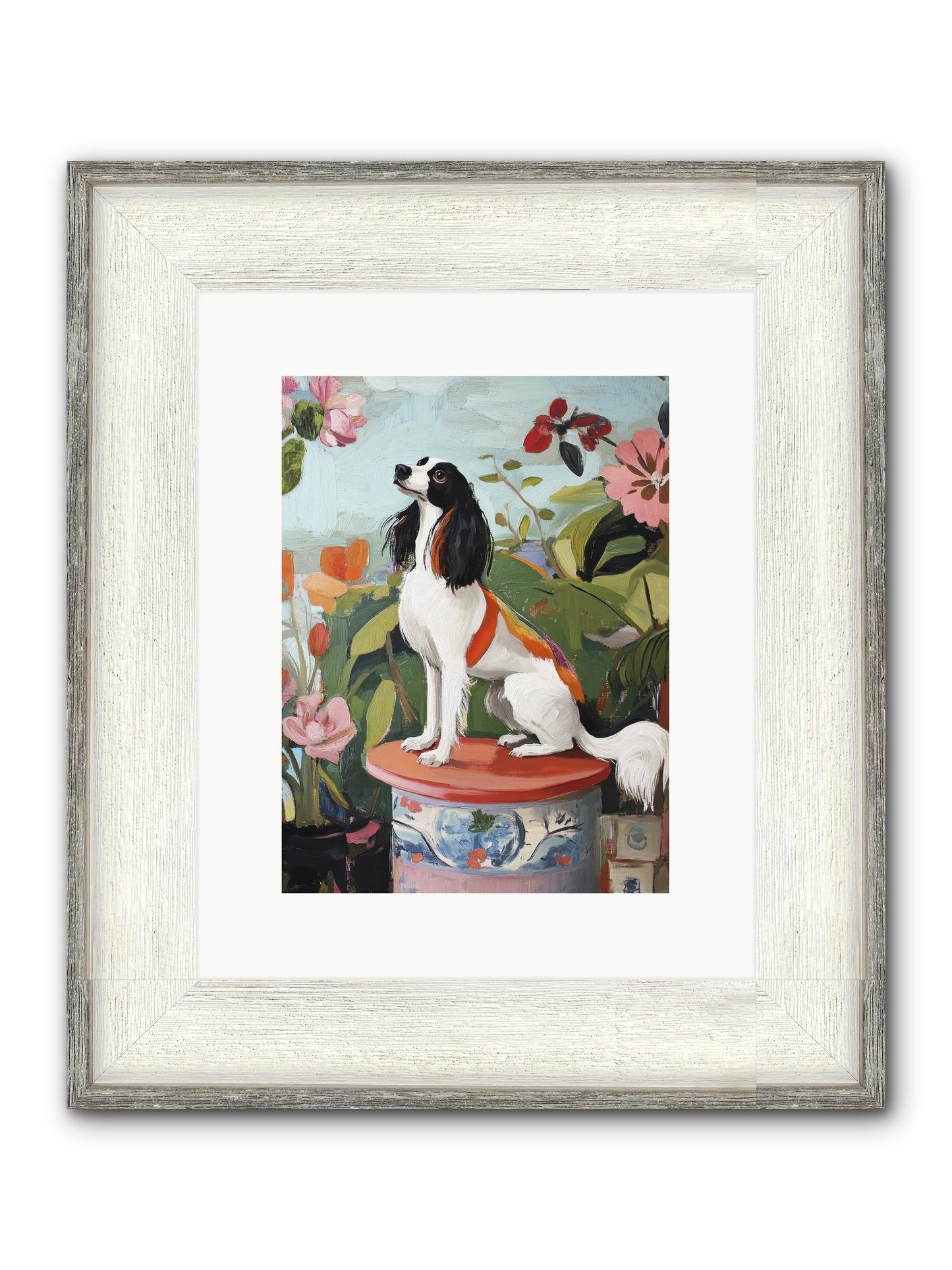 Angel In Disguise Framed Print - Driftwood White 9x12