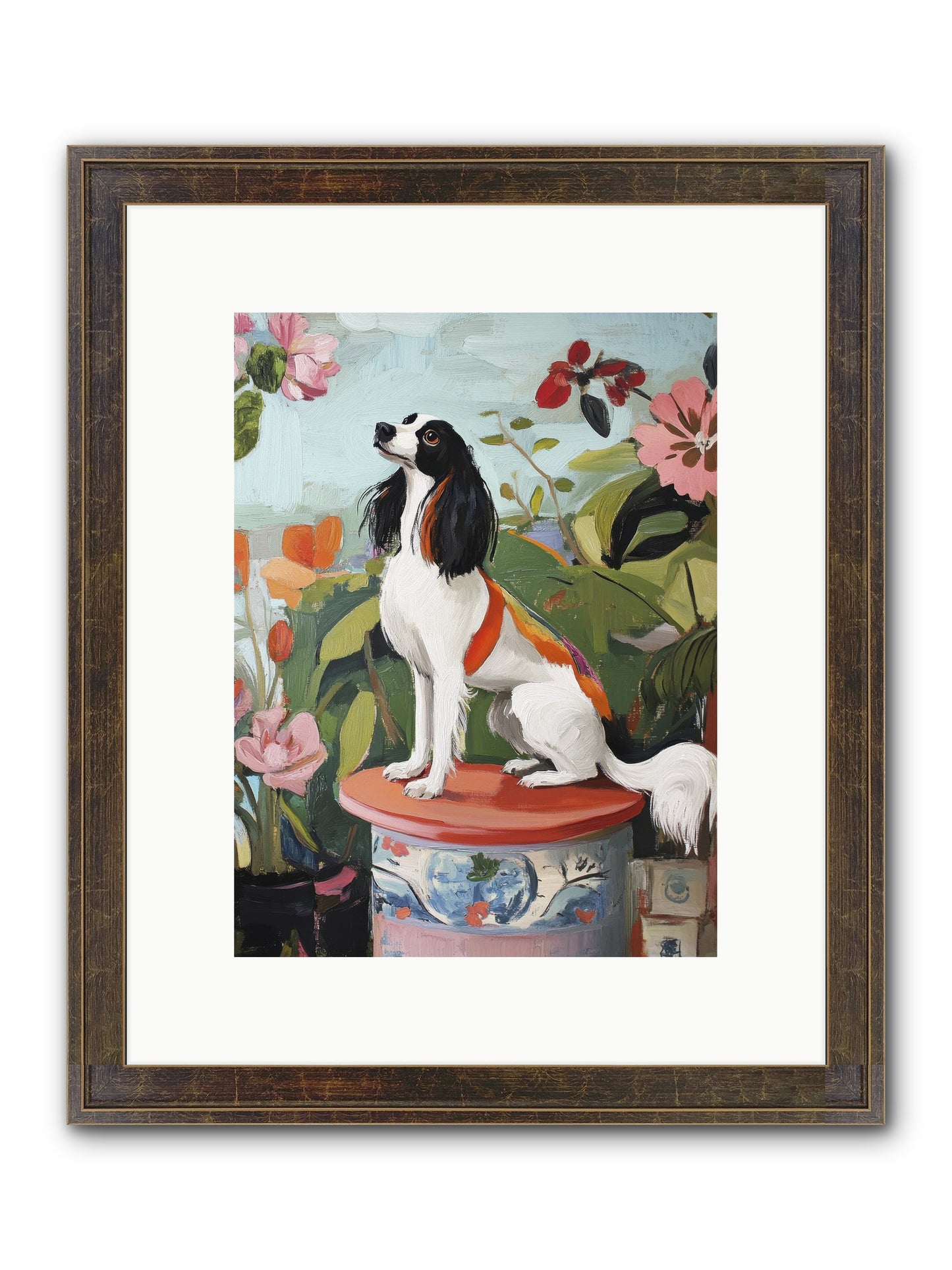 Angel In Disguise Framed Print - Slimwoods Black/Gold 9x12