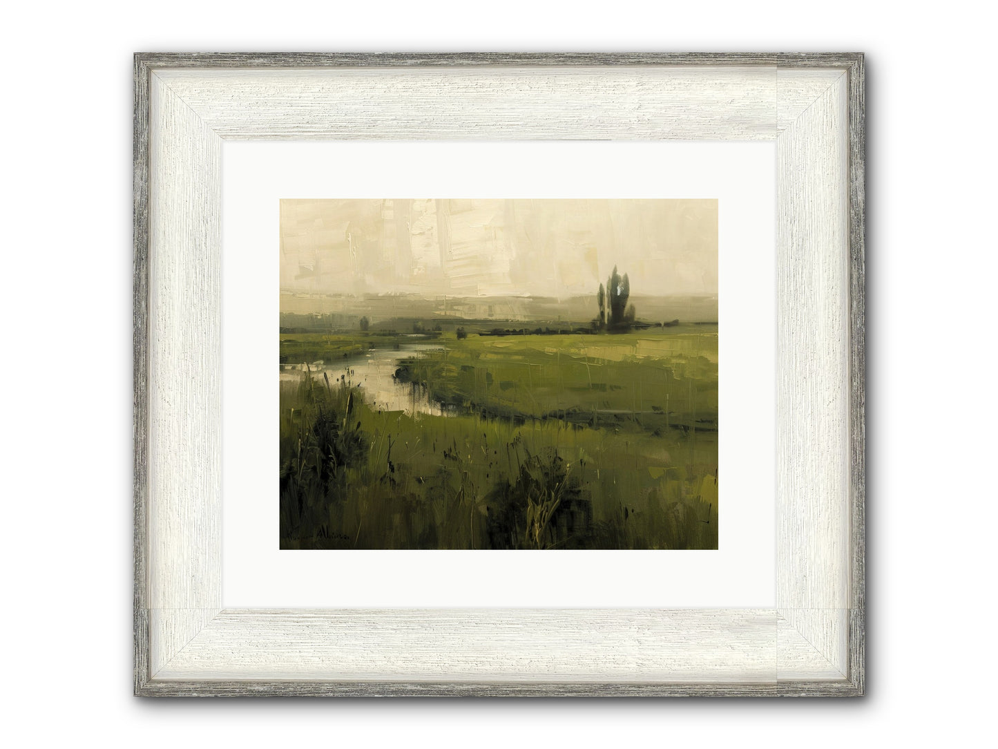 Anthology Of Echoes Framed Print - Driftwood White 15x12