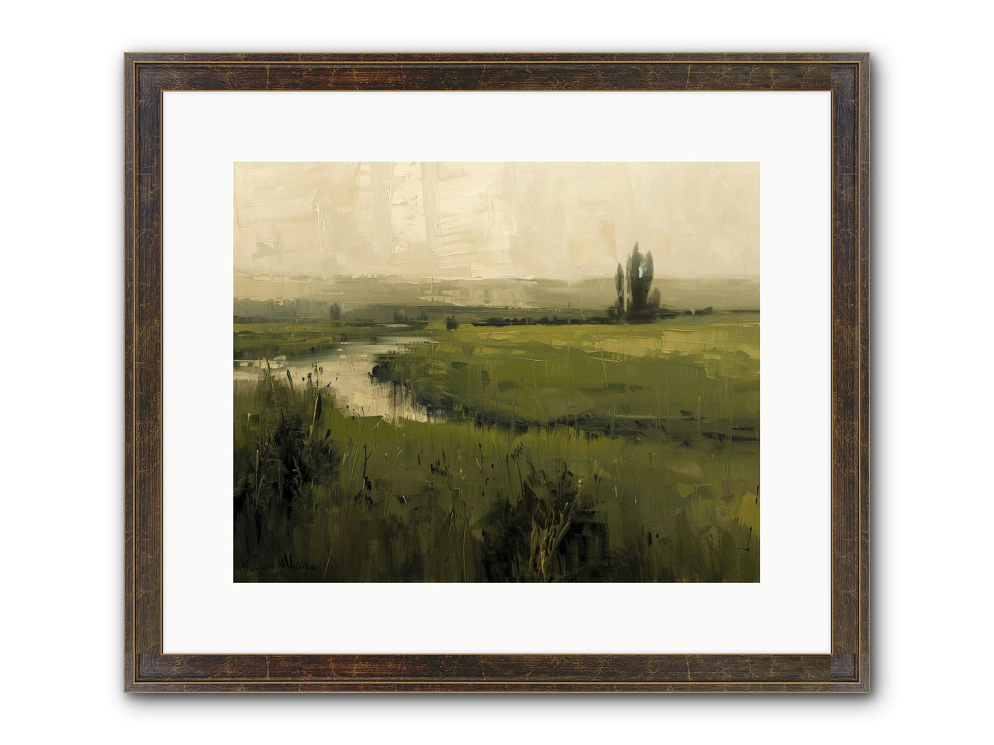 Anthology Of Echoes Framed Print - Slimwoods Black/Gold 15x12