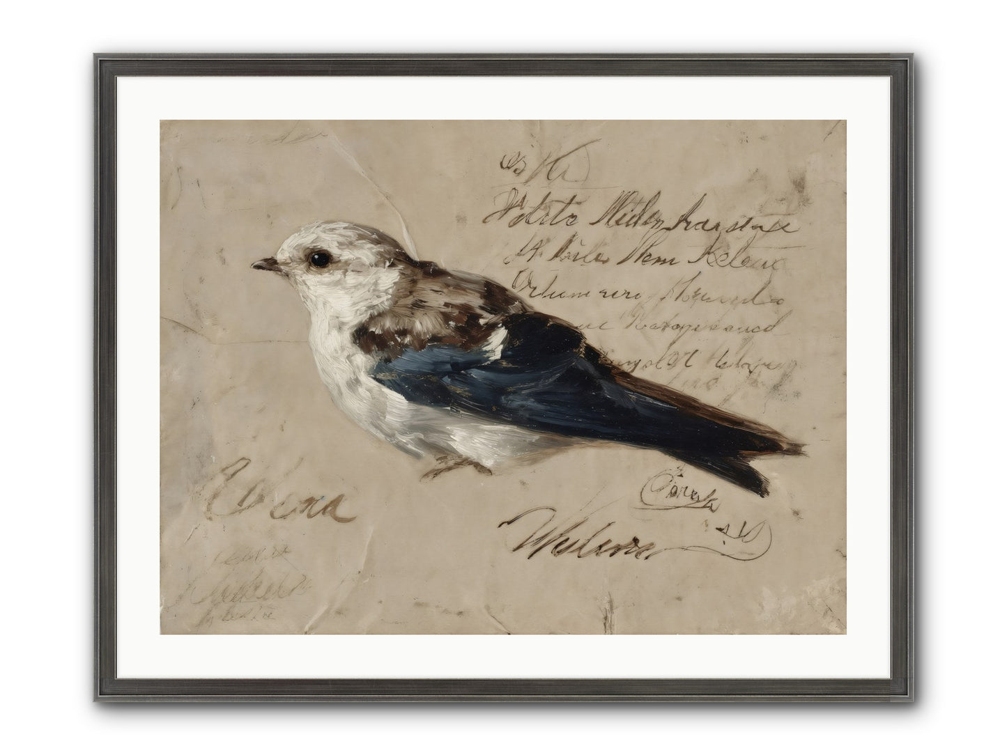 Apollo Rising Framed Print - Slimwoods Black/Silver 32x24