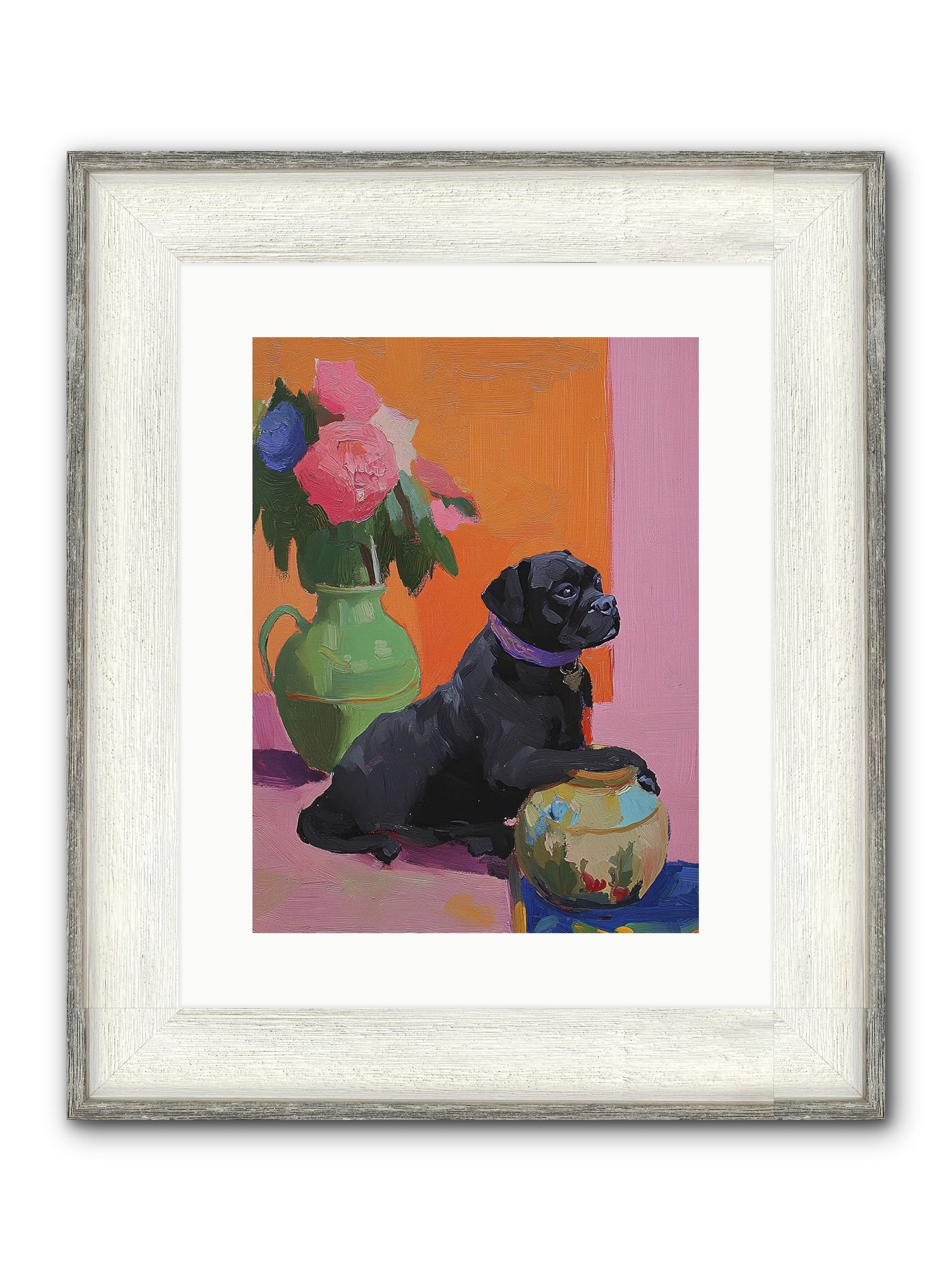 Apple Jack Framed Print - Driftwood White 12x16