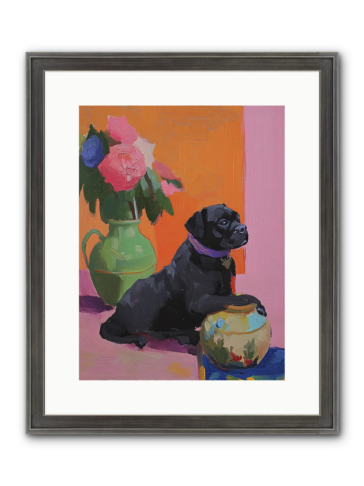 Apple Jack Framed Print - Slimwoods Black/Silver 12x16