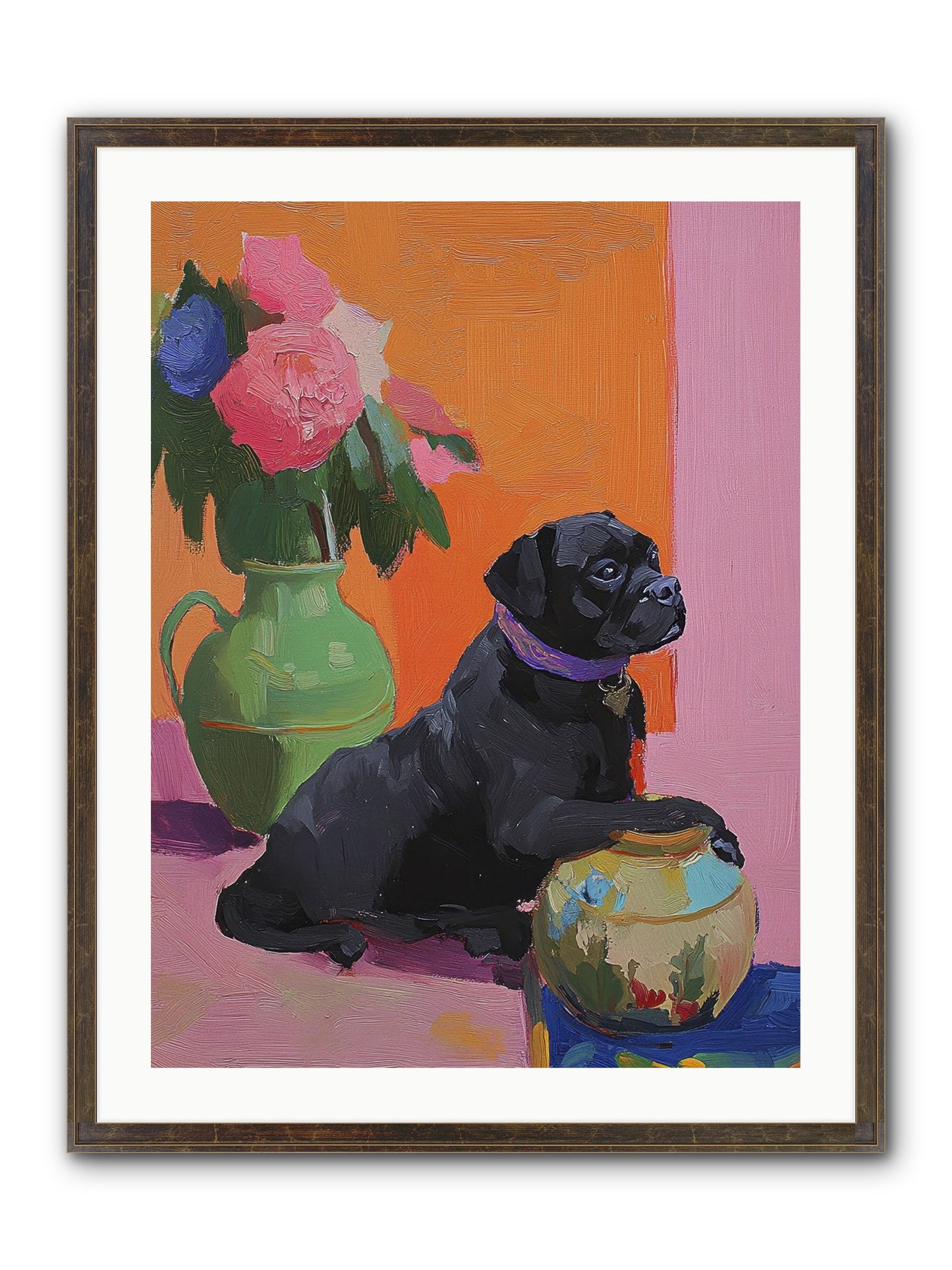 Apple Jack Framed Print - Slimwoods Black/Gold 24x32