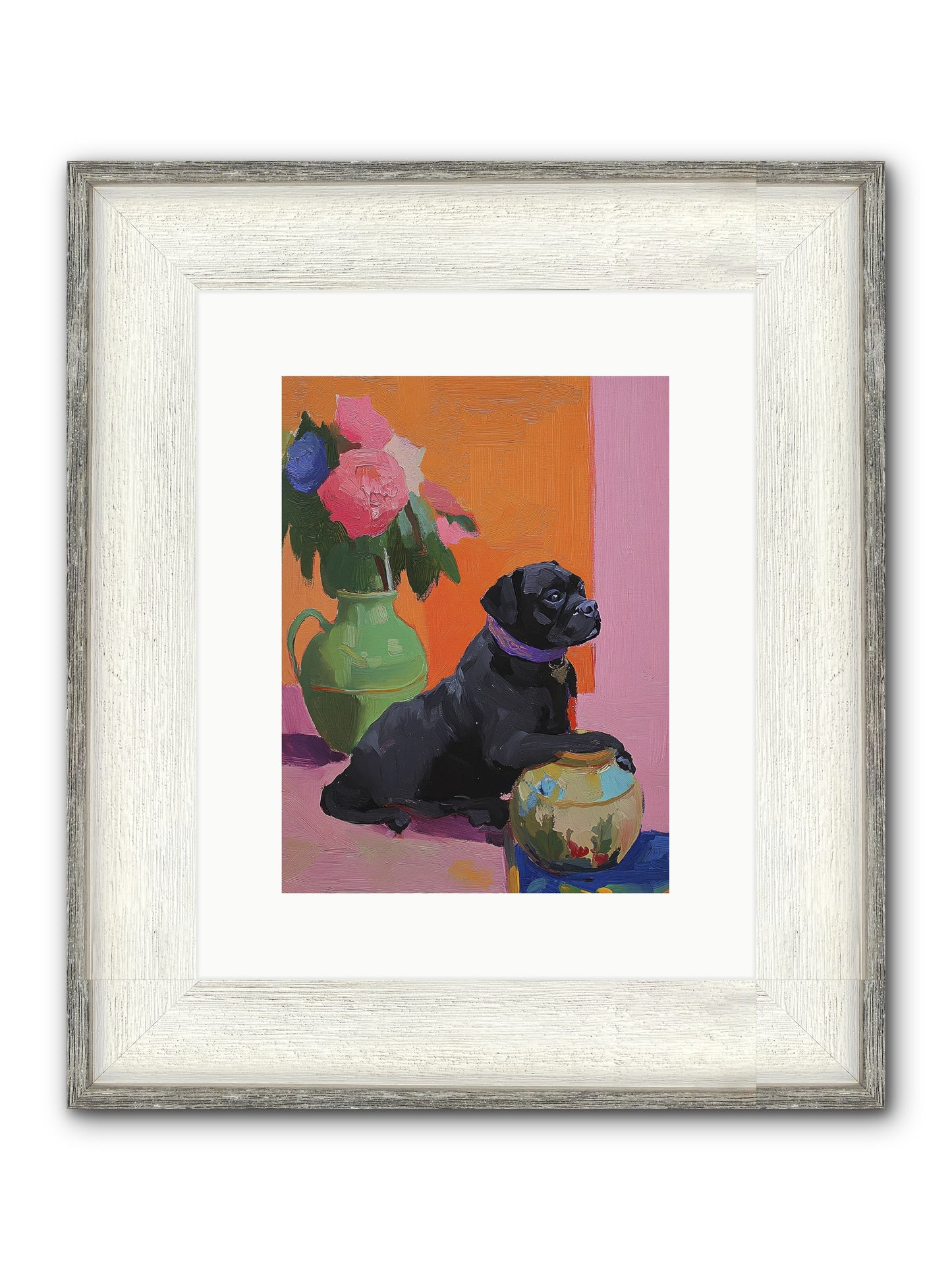 Apple Jack Framed Print - Driftwood White 9x12