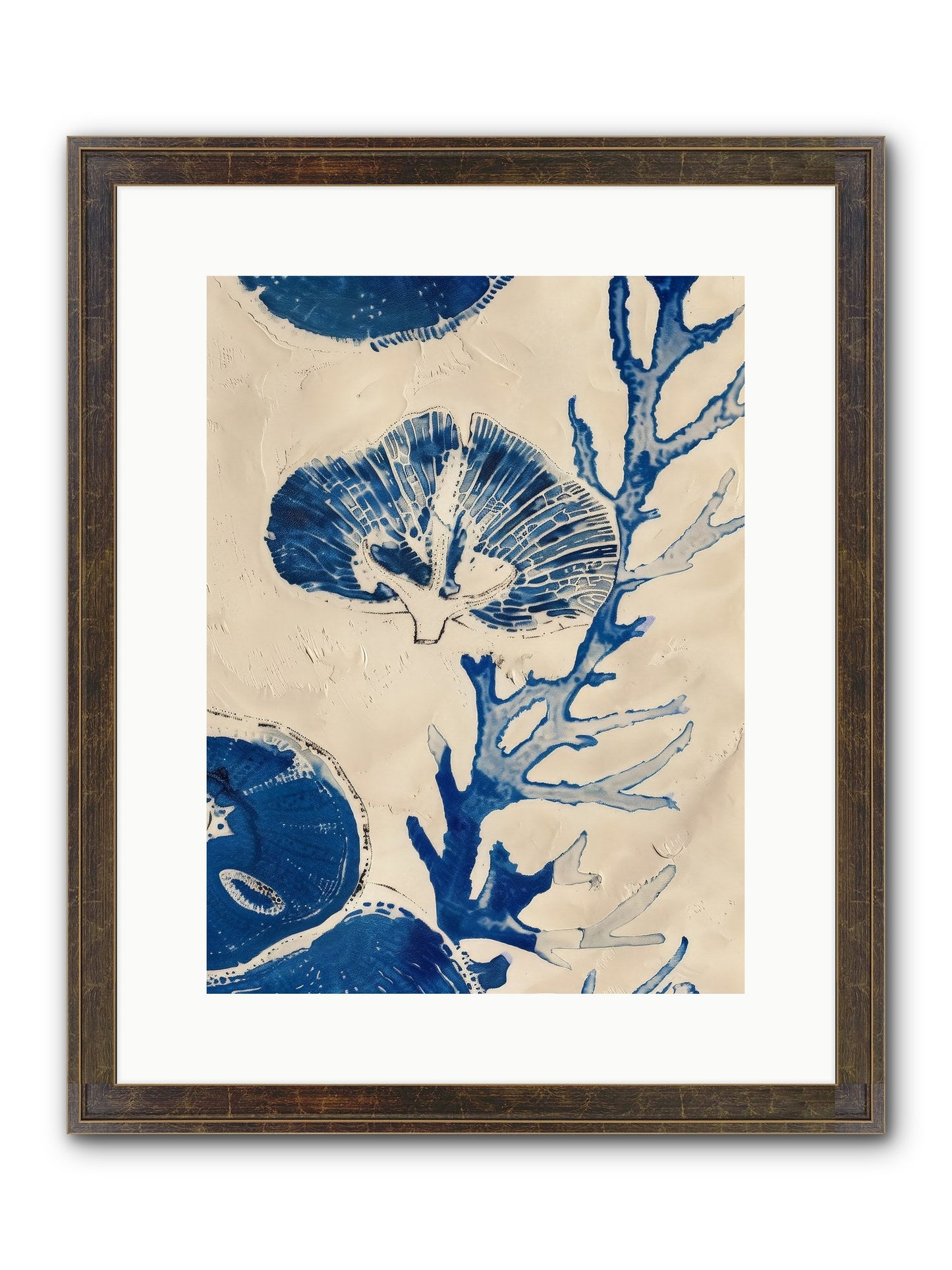 Aquatic Genesis Framed Print - Slimwoods Black/Gold 12x16