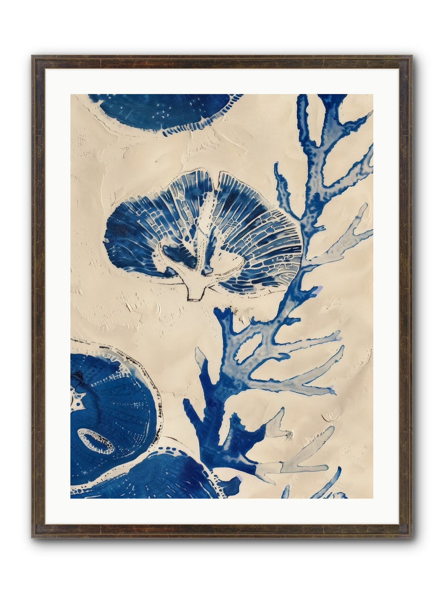 Aquatic Genesis Framed Print - Slimwoods Black/Gold 24x32
