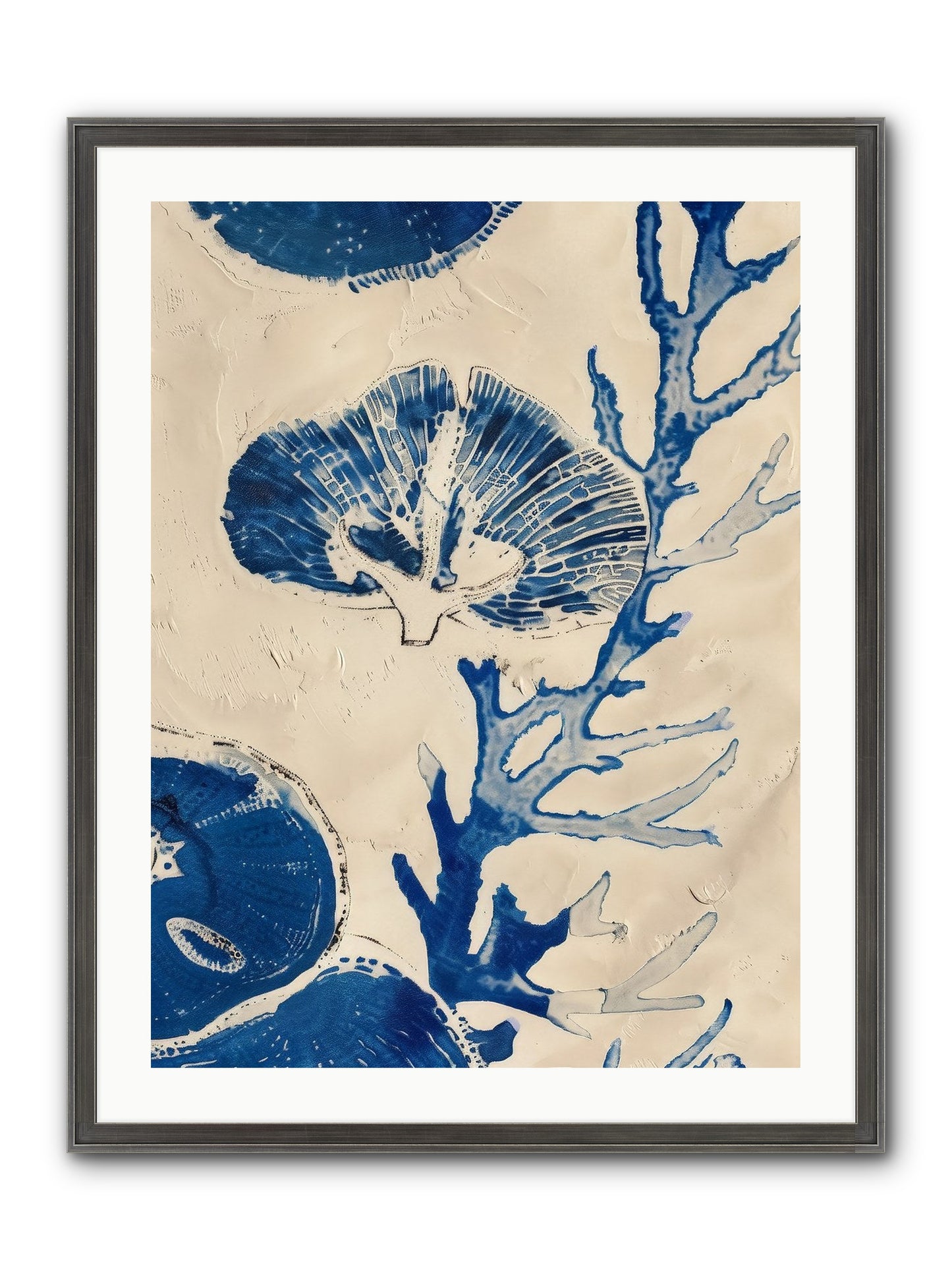 Aquatic Genesis Framed Print - Slimwoods Black/Silver 24x32