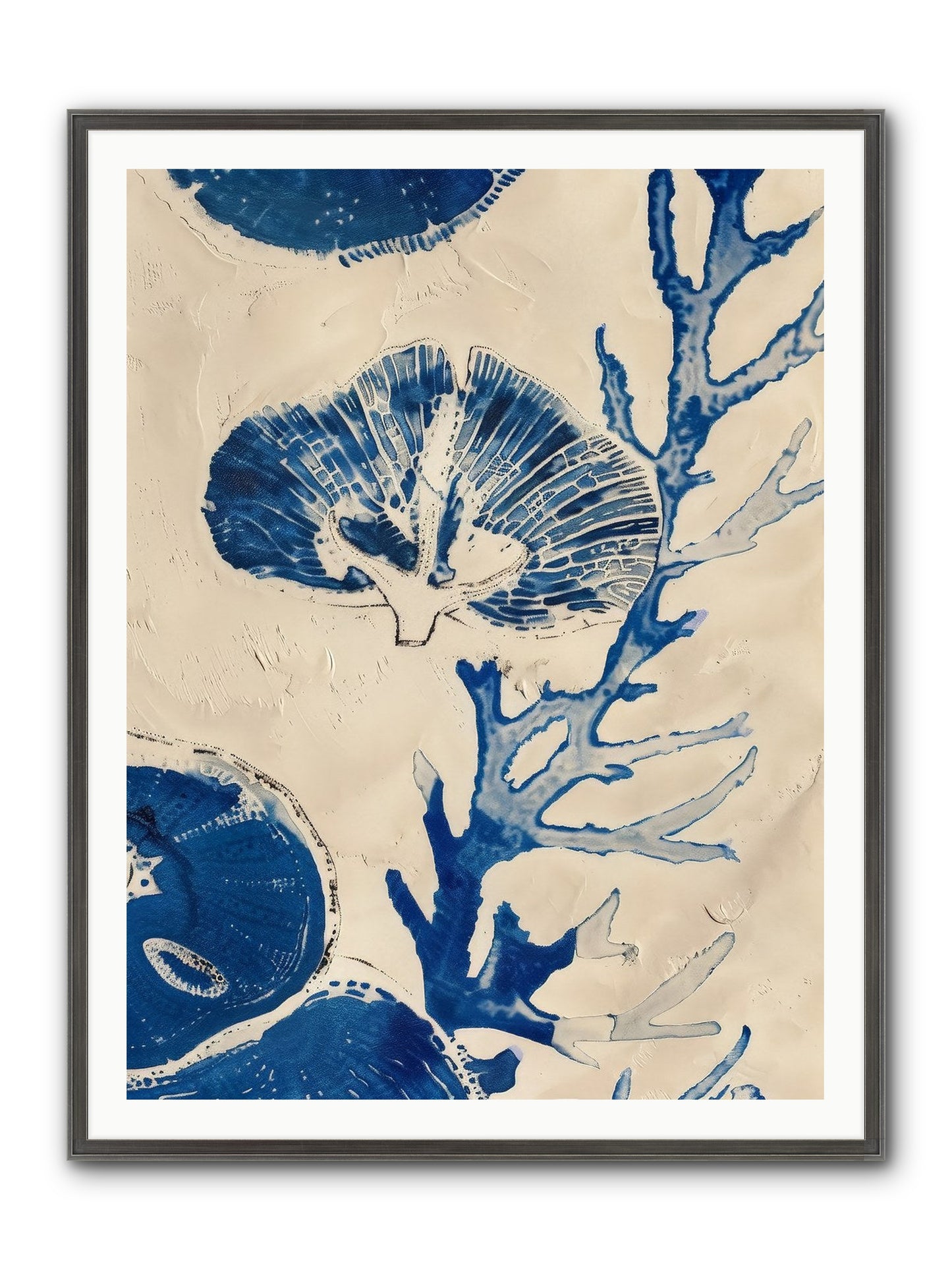 Aquatic Genesis Framed Print - Slimwoods Black/Silver 36x48