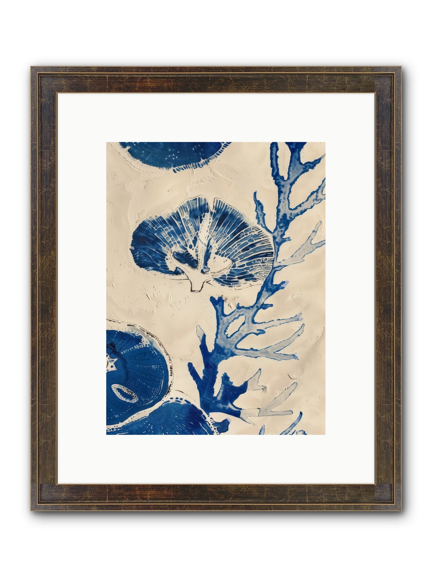 Aquatic Genesis Framed Print - Slimwoods Black/Gold 9x12