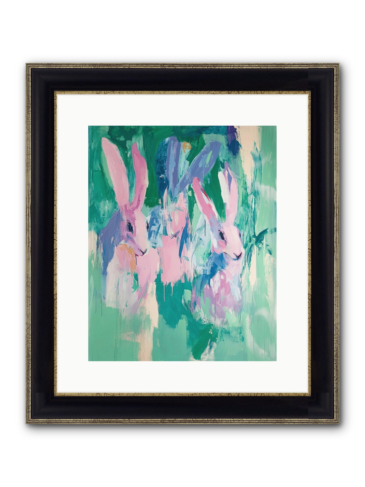 Arcadian Dreams Framed Print - Black & Gold 12x15