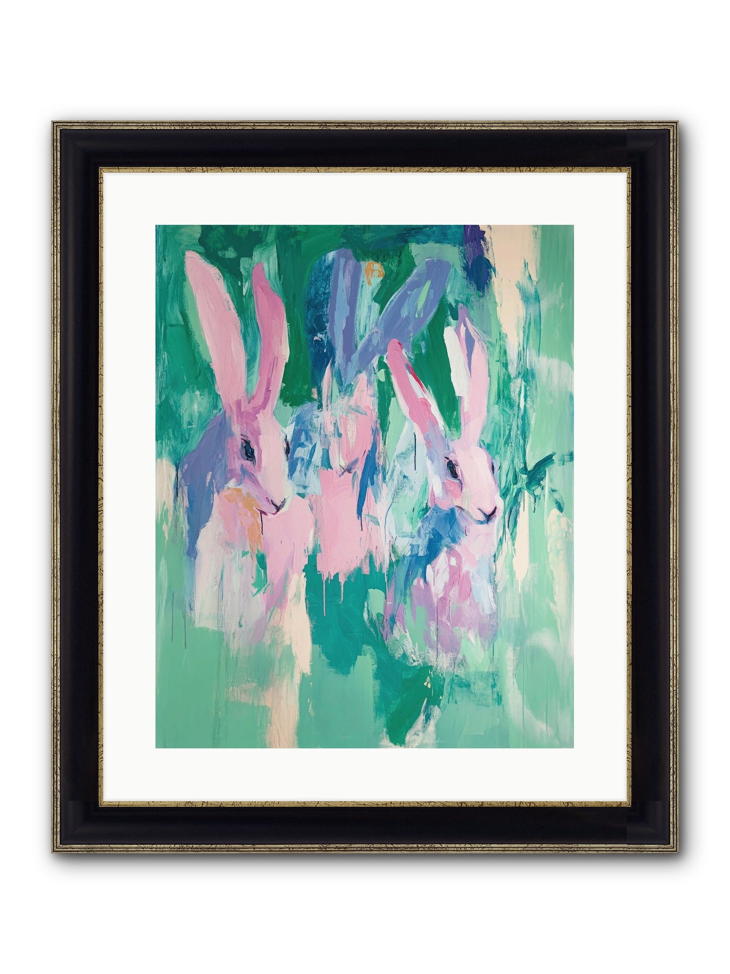 Arcadian Dreams Framed Print - Black & Gold 16x20