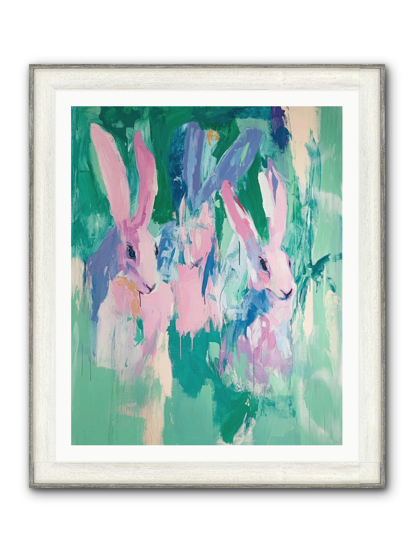 Arcadian Dreams Framed Print - Driftwood White 32x40