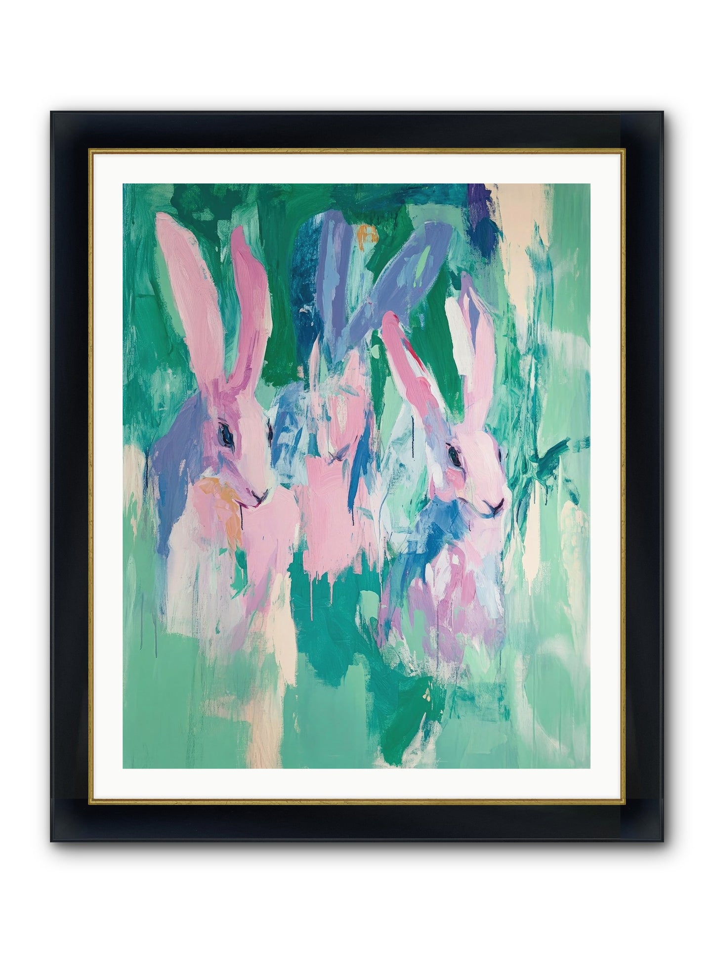 Arcadian Dreams Framed Print - Wide Black w/Gold 32x40