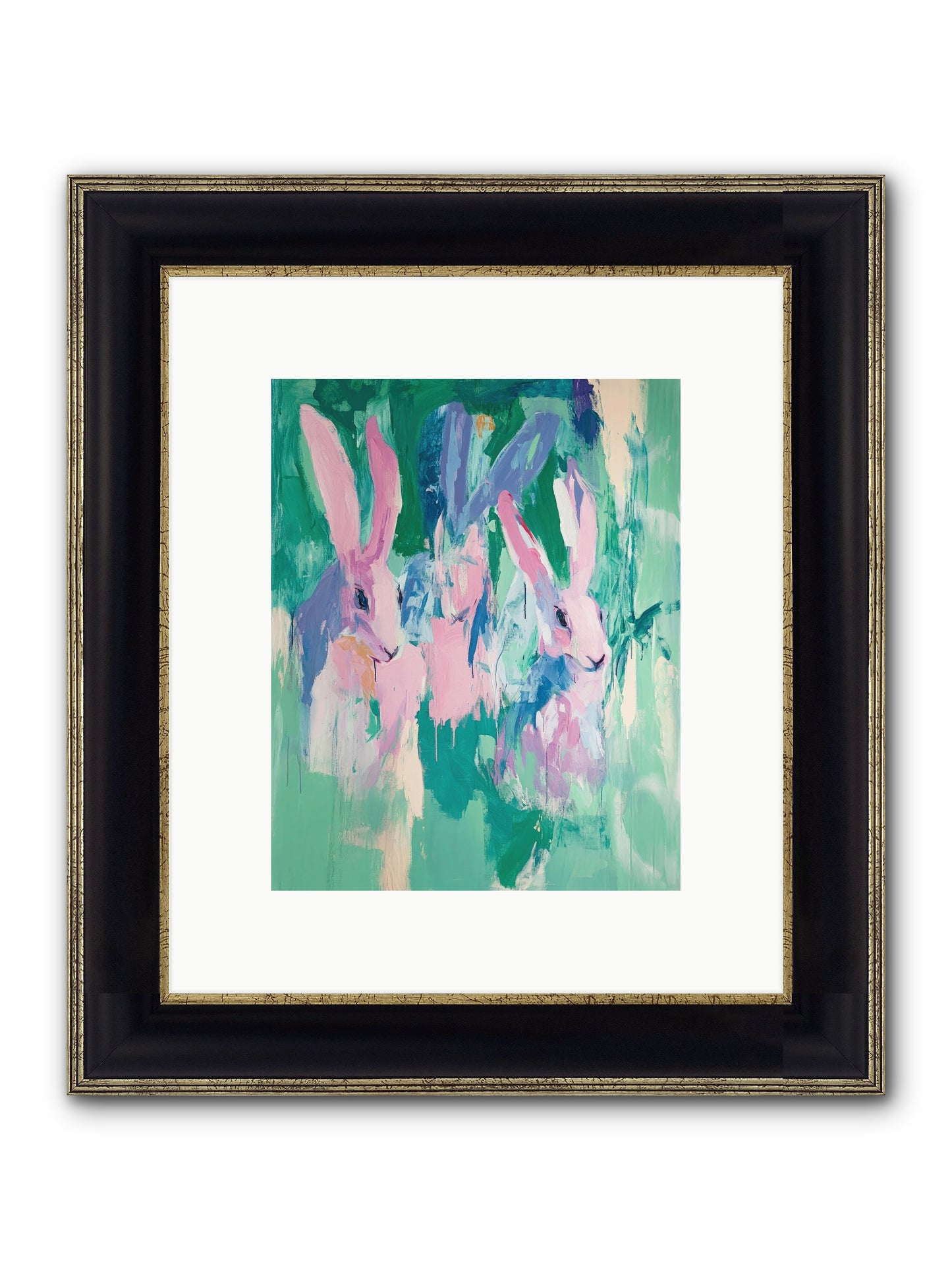 Arcadian Dreams Framed Print - Black & Gold 8x10