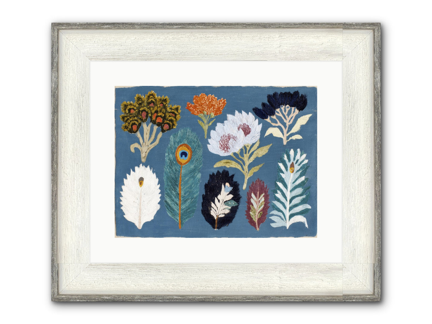 Archive Of Impossible Things Framed Print - Driftwood White 16x12