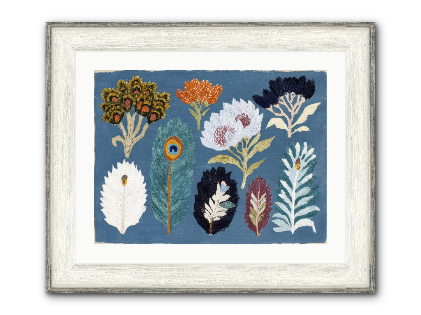 Archive Of Impossible Things Framed Print - Driftwood White 24x18