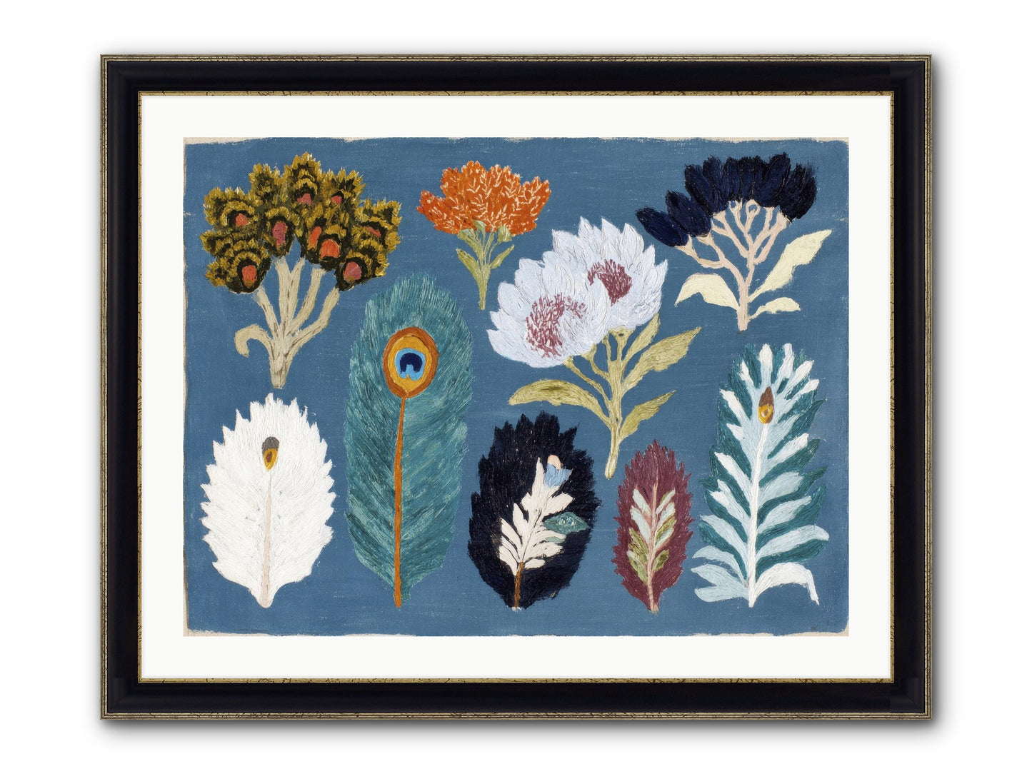 Archive Of Impossible Things Framed Print - Black & Gold 32x24