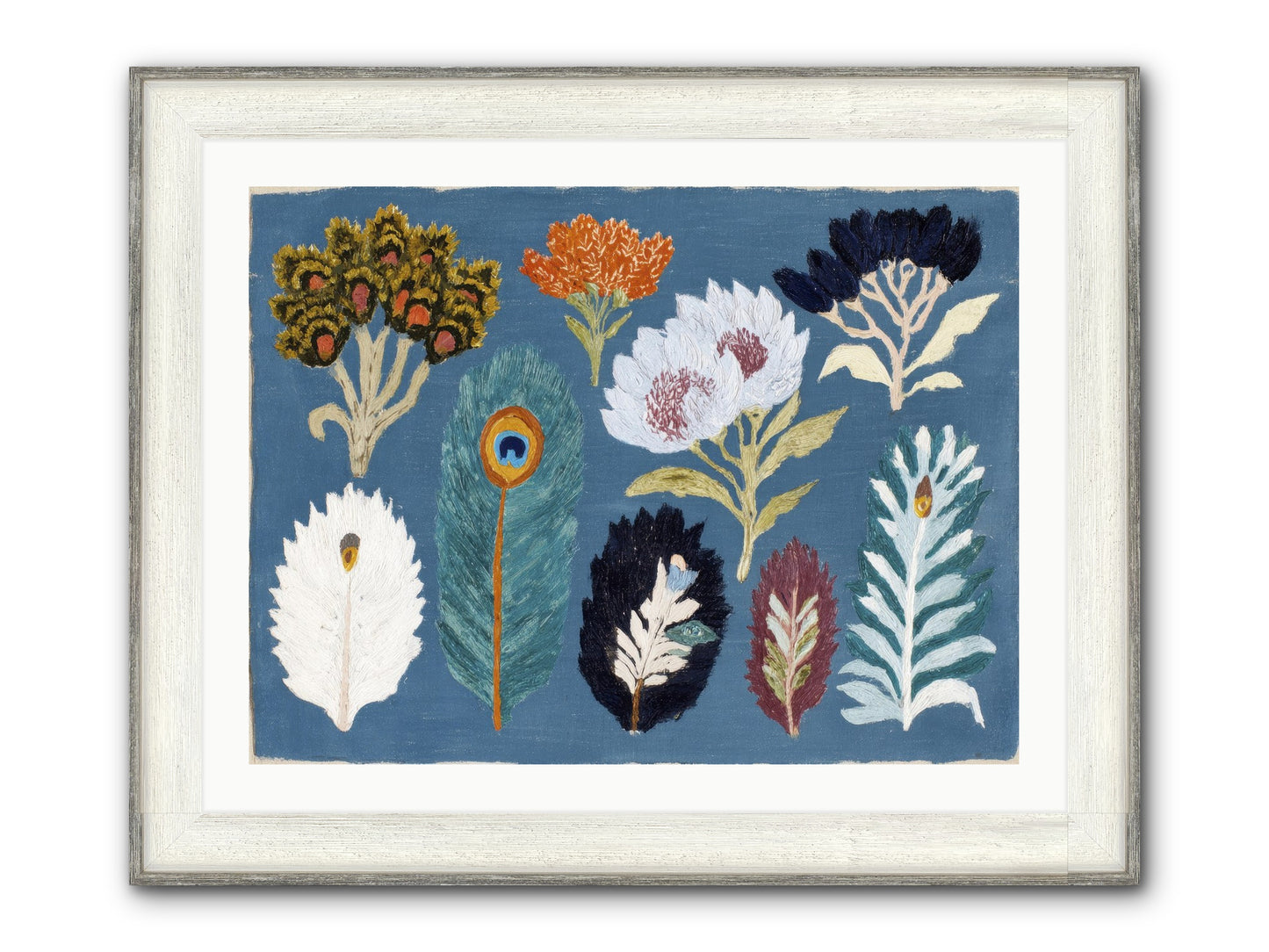 Archive Of Impossible Things Framed Print - Driftwood White 32x24