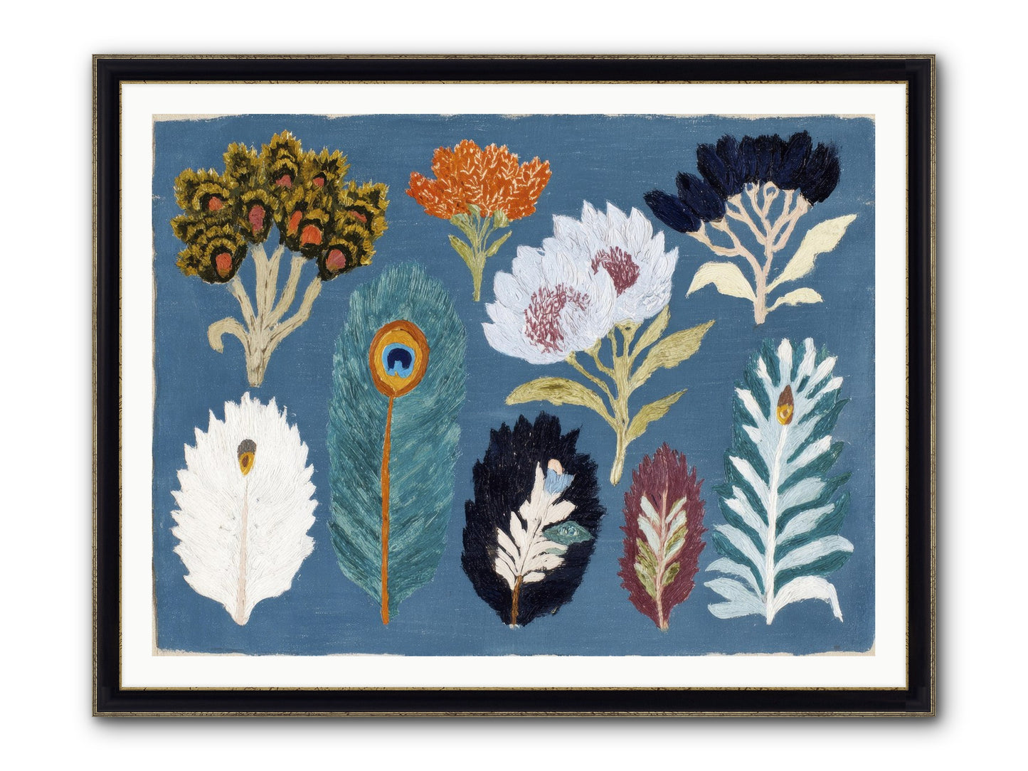 Archive Of Impossible Things Framed Print - Black & Gold 48x36