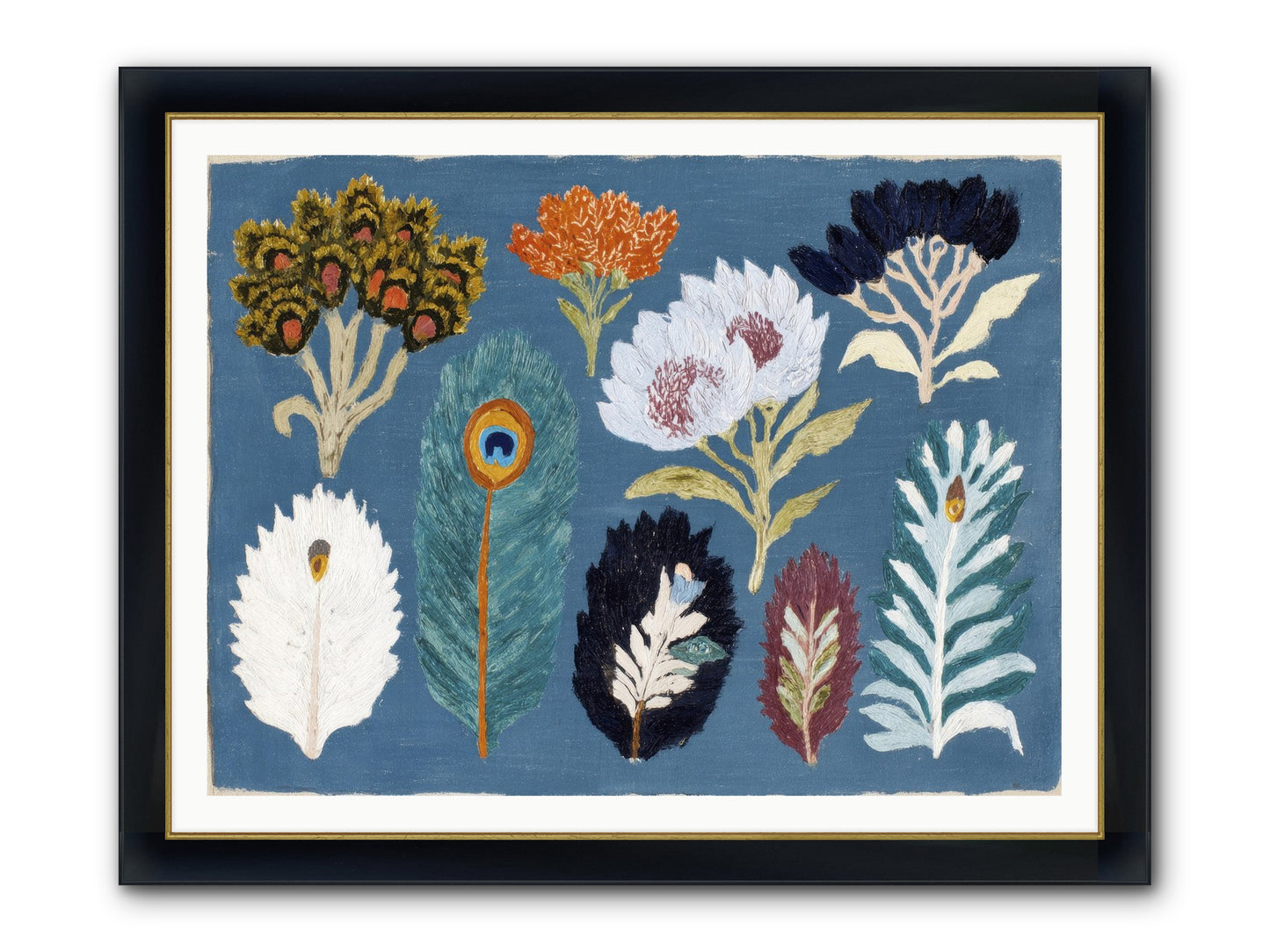 Archive Of Impossible Things Framed Print - Wide Black w/Gold 48x36