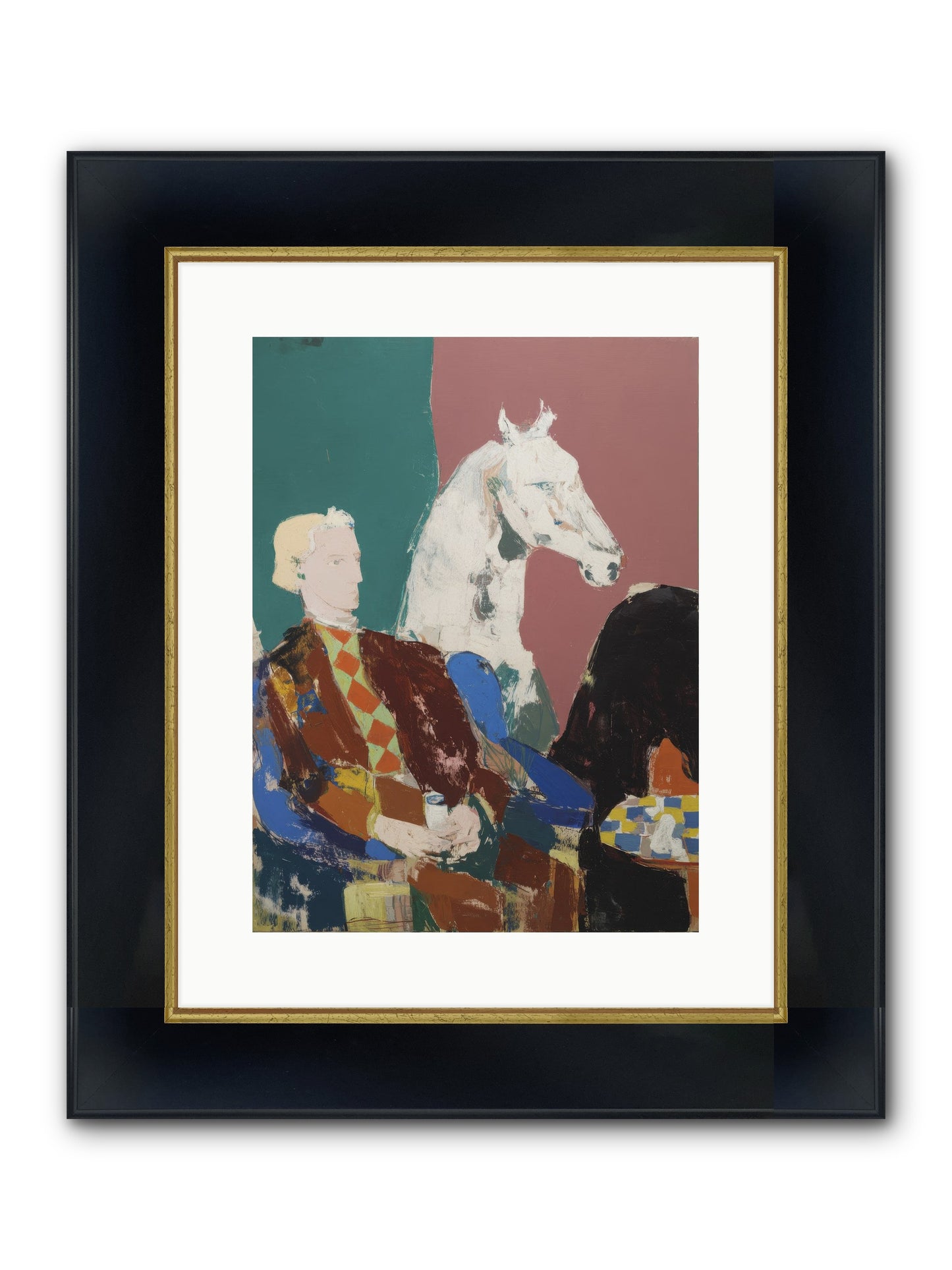 Archived No.1 Framed Print - Wide Black w/Gold 12x16
