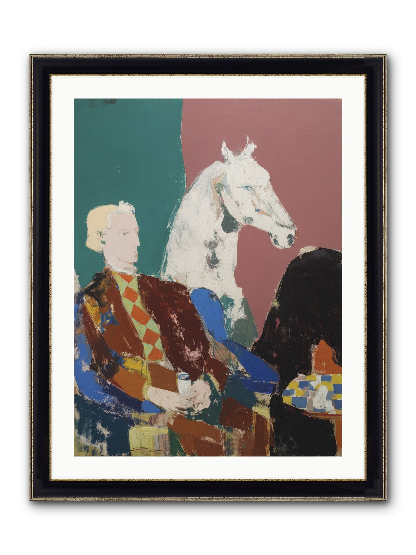 Archived No.1 Framed Print - Black & Gold 24x32