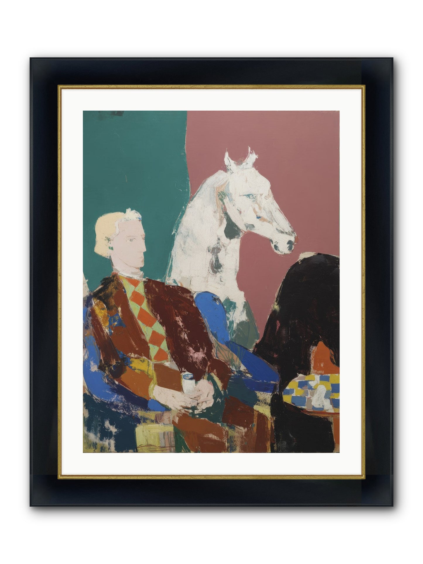 Archived No.1 Framed Print - Wide Black w/Gold 24x32