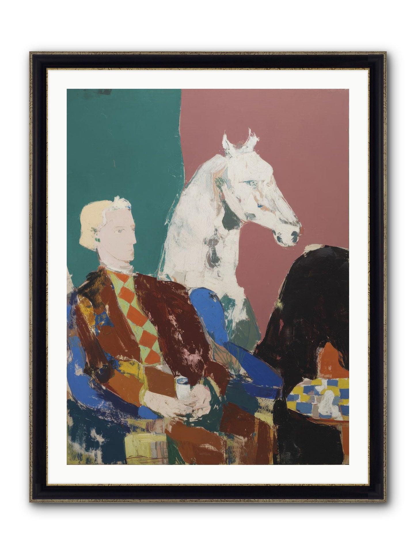Archived No.1 Framed Print - Black & Gold 30x40