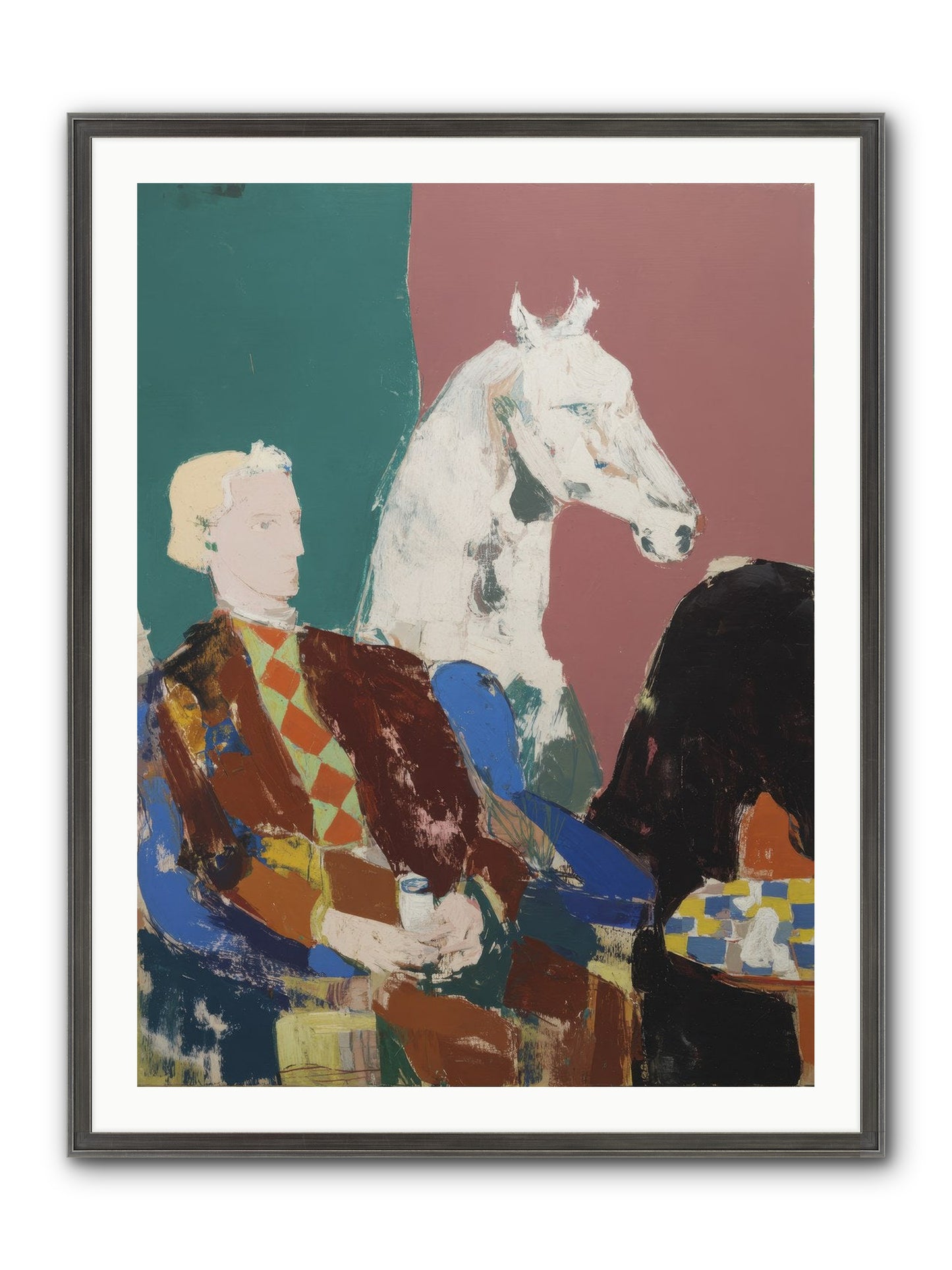 Archived No.1 Framed Print - Slimwoods Black/Silver 30x40