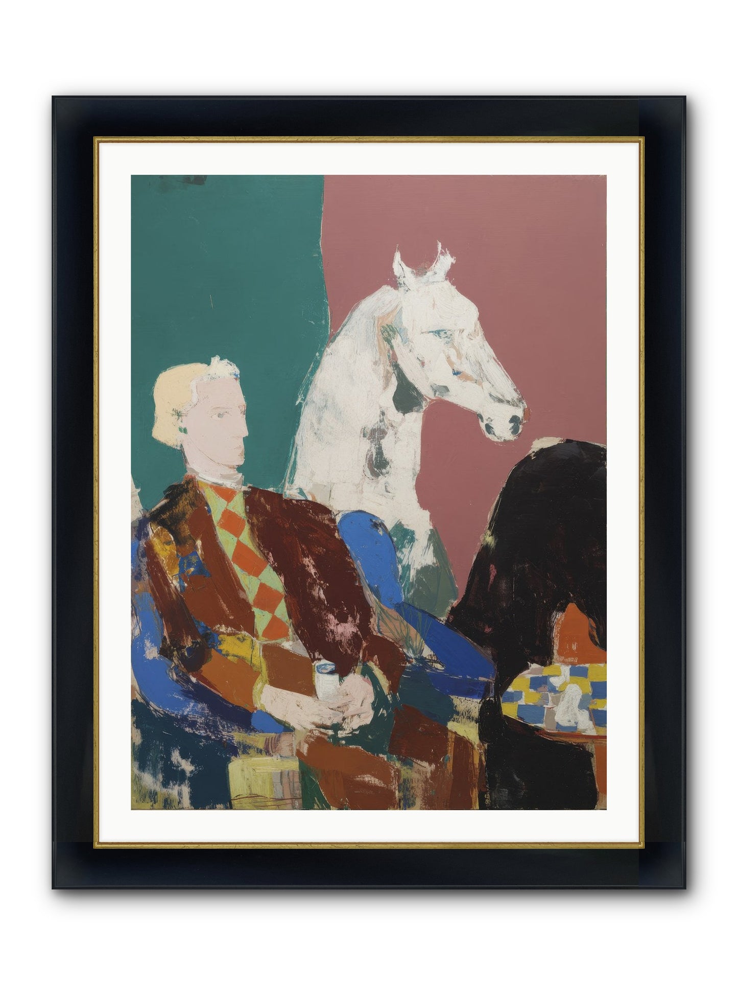 Archived No.1 Framed Print - Wide Black w/Gold 30x40