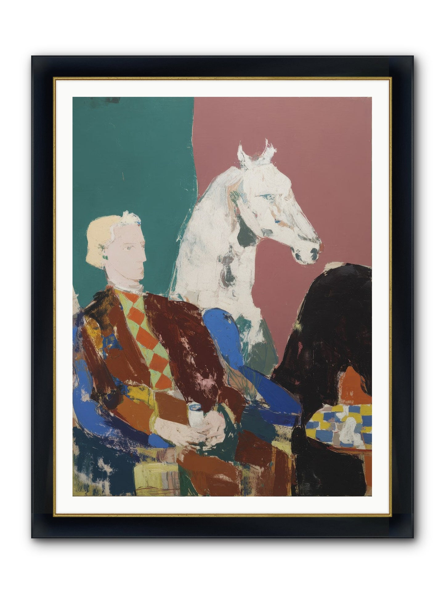 Archived No.1 Framed Print - Wide Black w/Gold 36x48