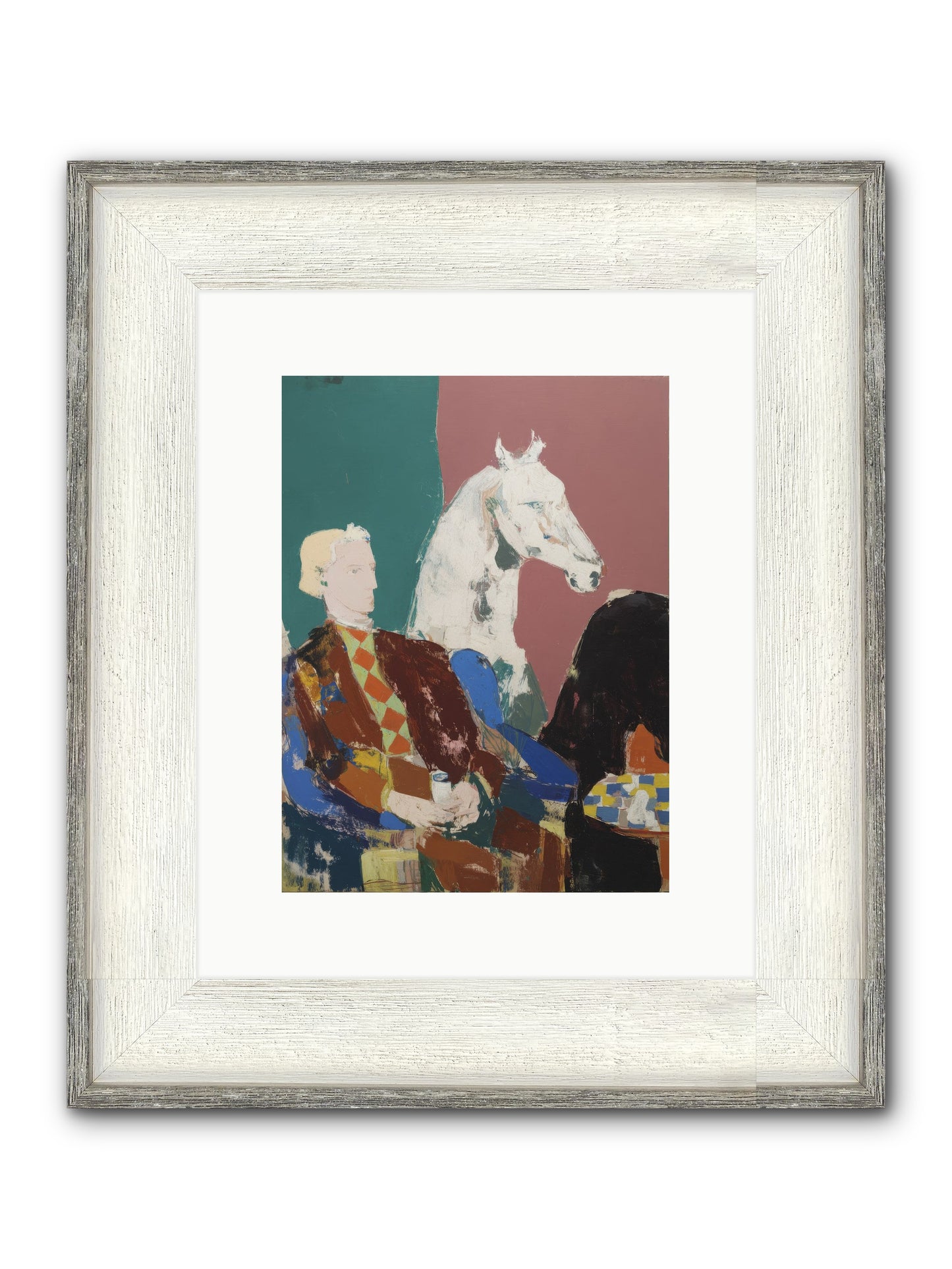 Archived No.1 Framed Print - Driftwood White 9x12