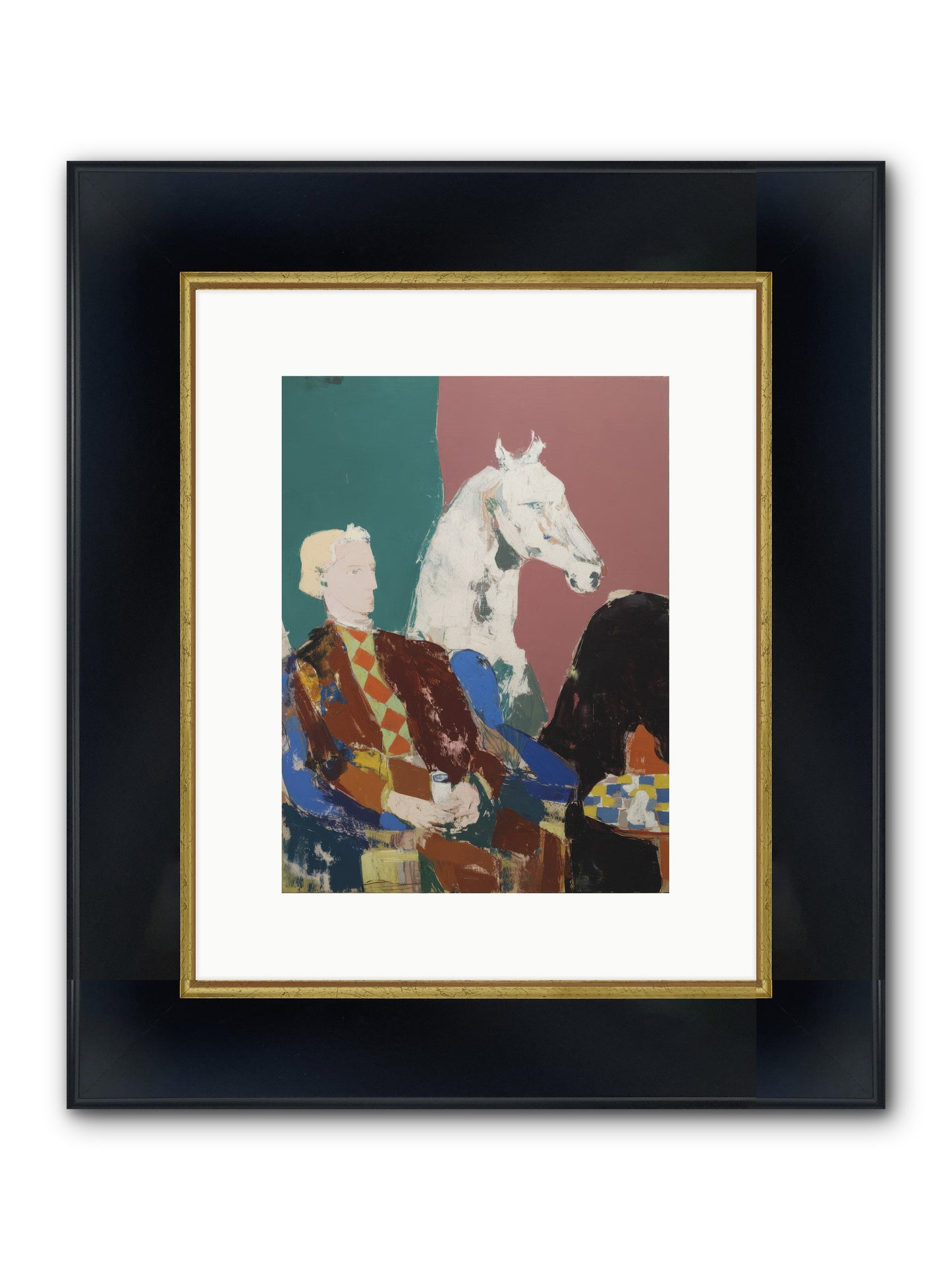 Archived No.1 Framed Print - Wide Black w/Gold 9x12