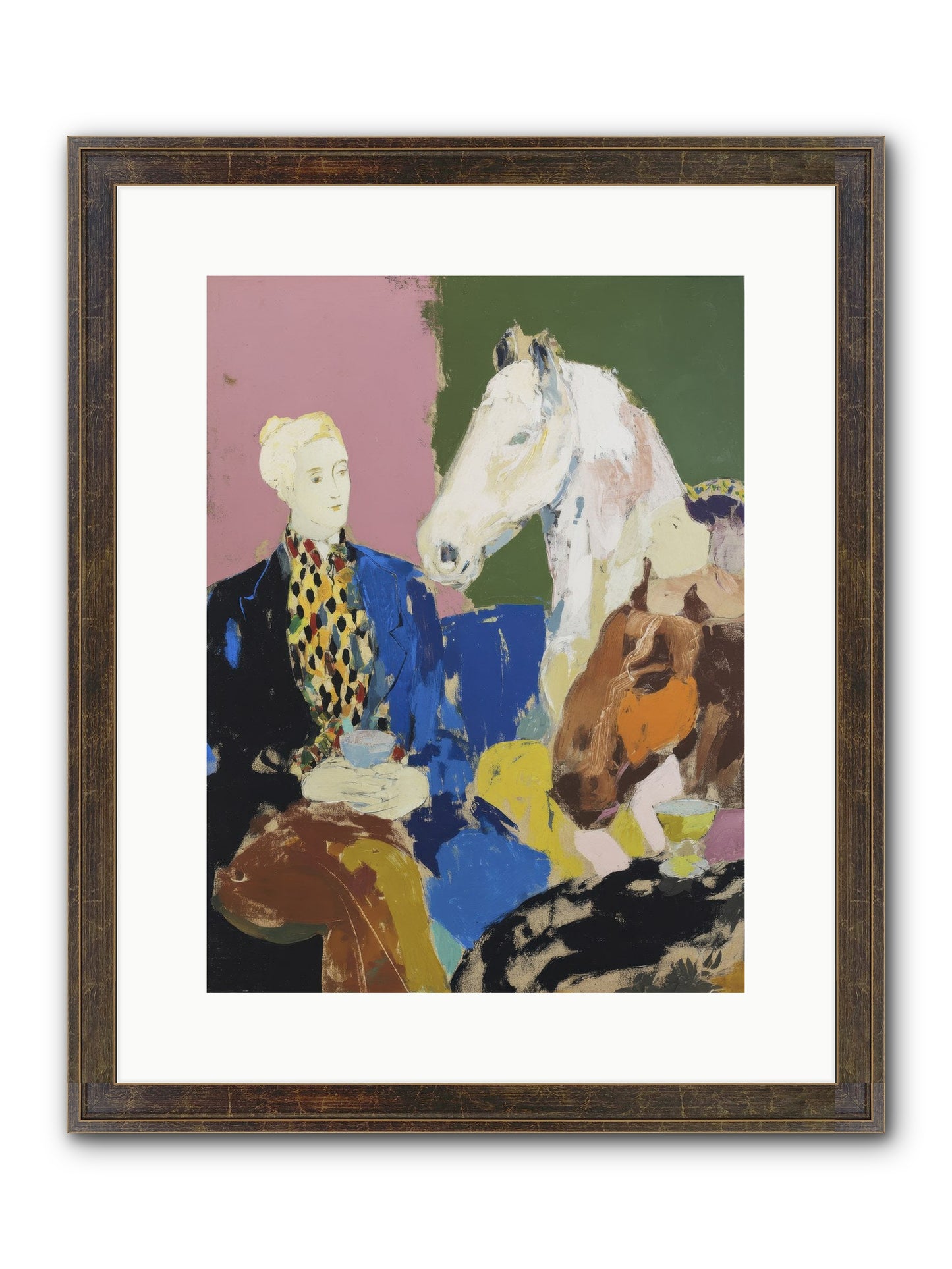 Archived No.2 Framed Print - Slimwoods Black/Gold 12x16