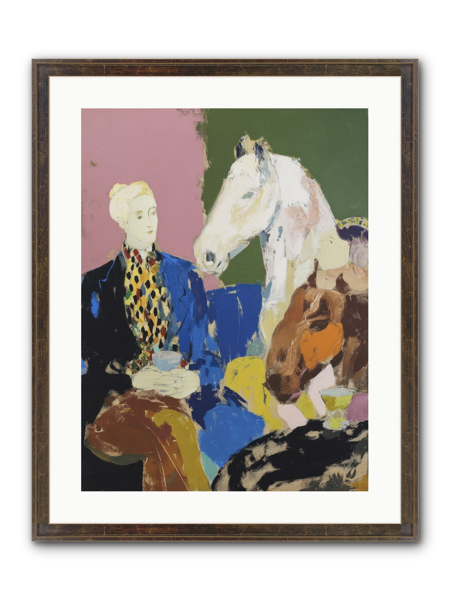 Archived No.2 Framed Print - Slimwoods Black/Gold 18x24
