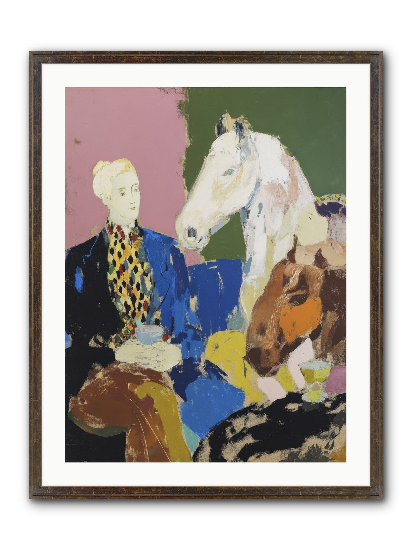 Archived No.2 Framed Print - Slimwoods Black/Gold 24x32