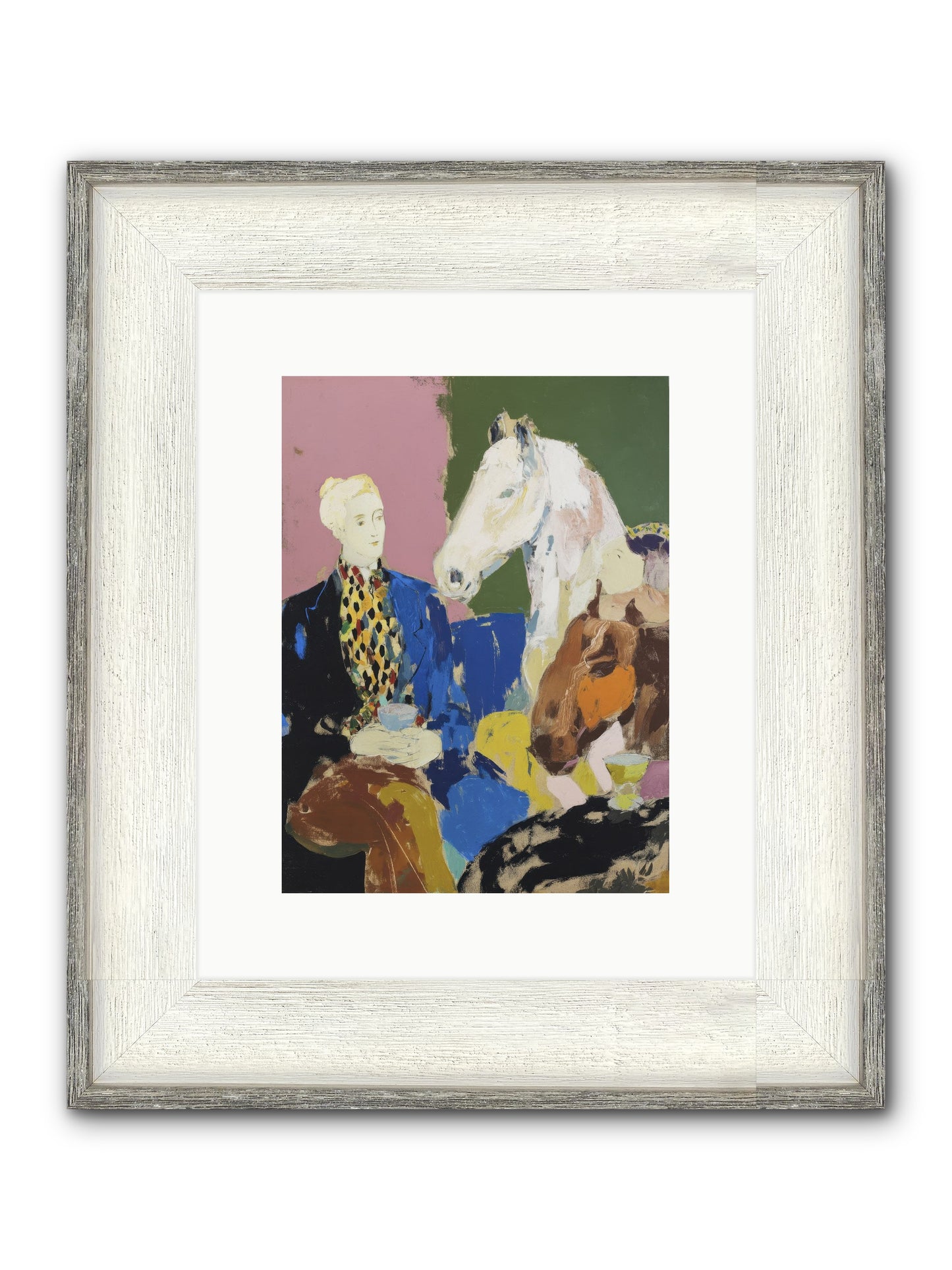 Archived No.2 Framed Print - Driftwood White 9x12