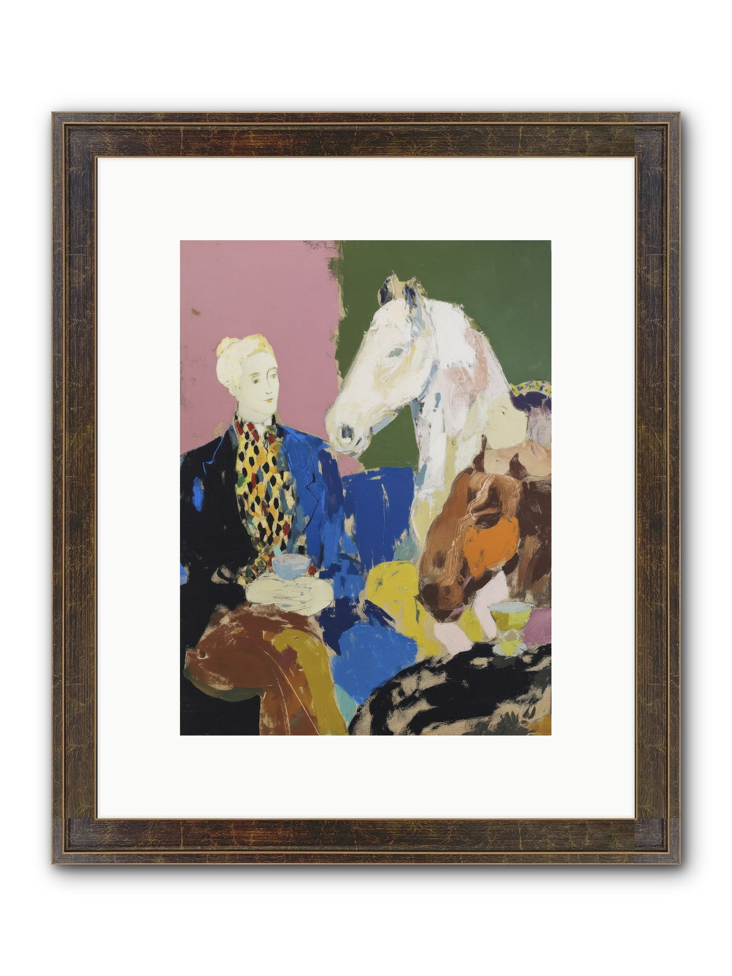 Archived No.2 Framed Print - Slimwoods Black/Gold 9x12