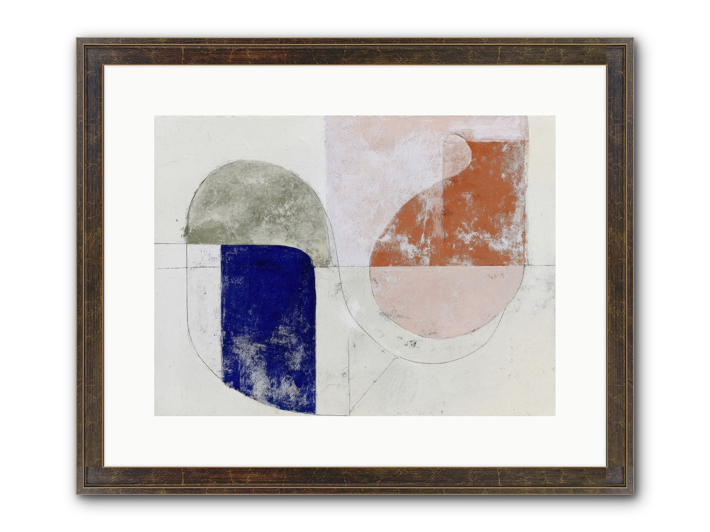 Arctic Gaze Framed Print - Slimwoods Black/Gold 16x12
