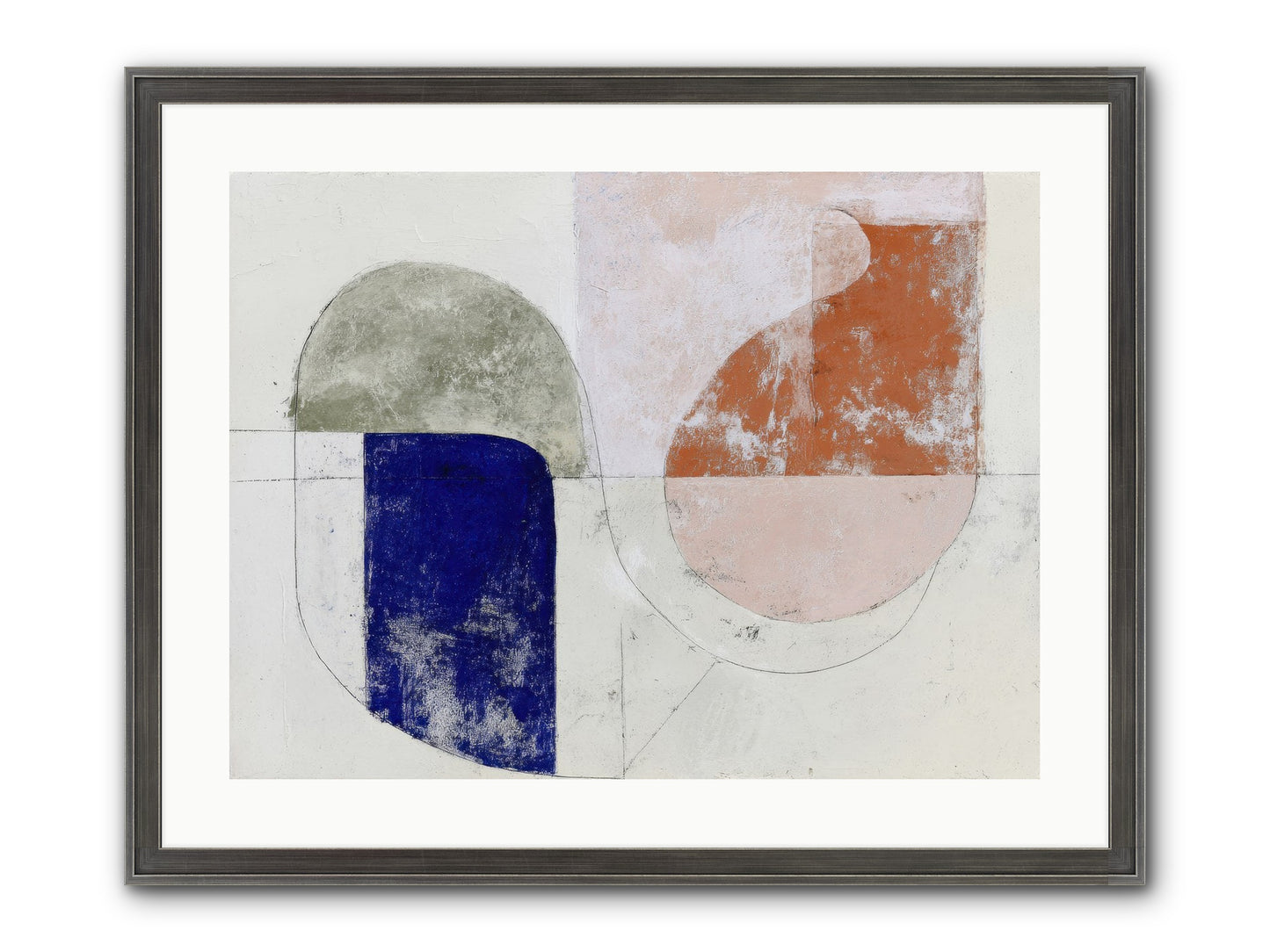 Arctic Gaze Framed Print - Slimwoods Black/Silver 24x18