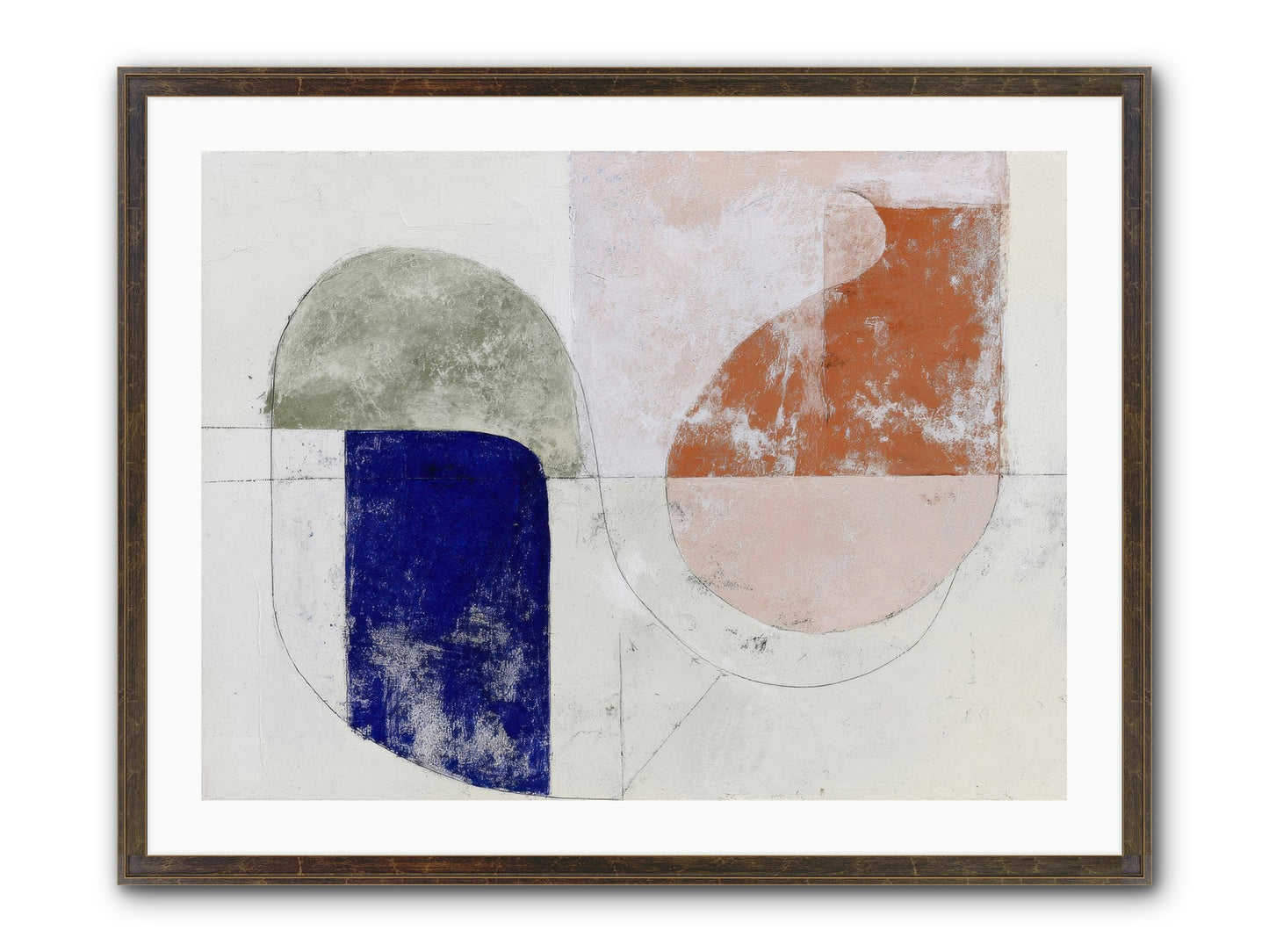 Arctic Gaze Framed Print - Slimwoods Black/Gold 32x24