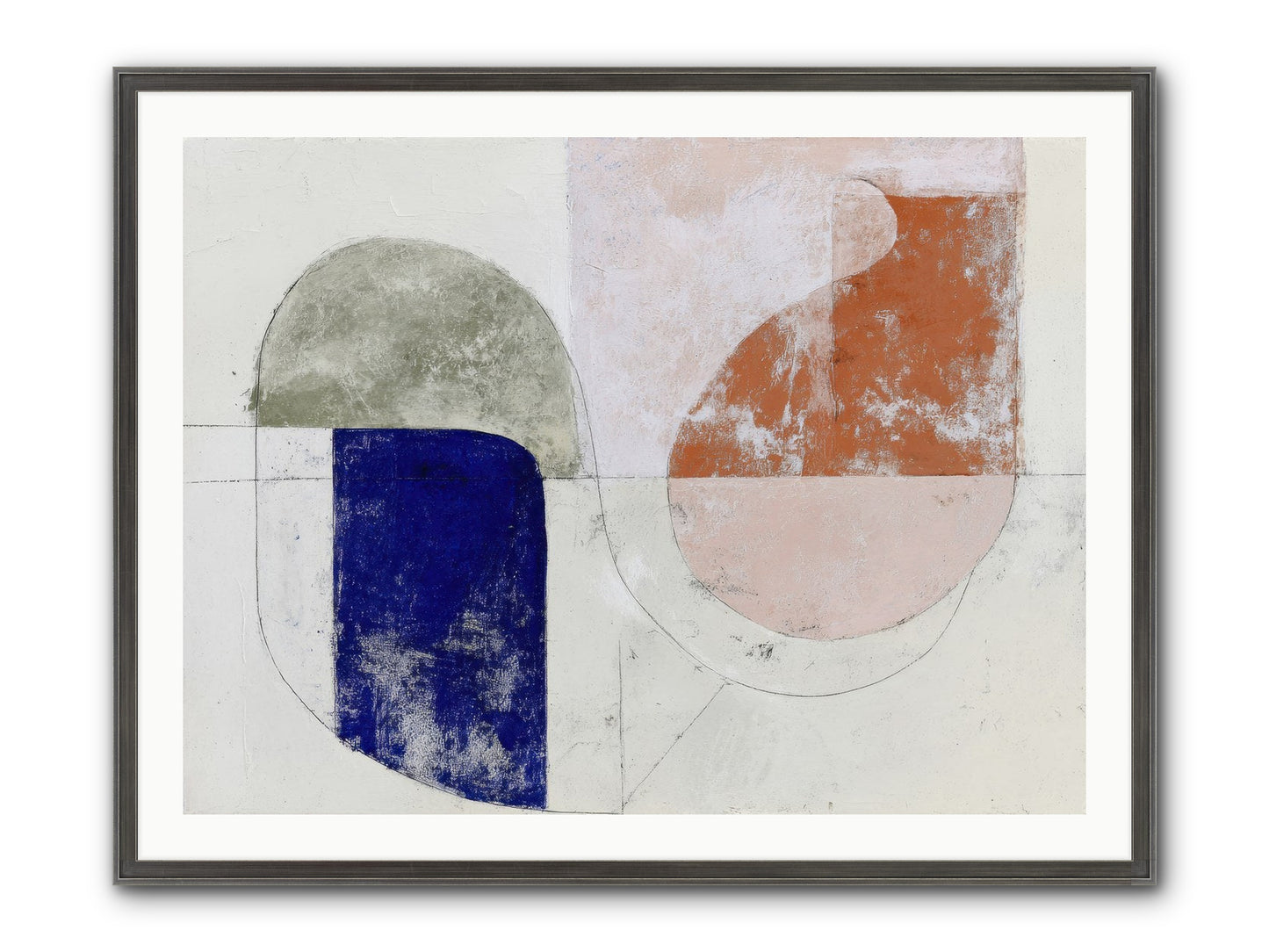 Arctic Gaze Framed Print - Slimwoods Black/Silver 40x30