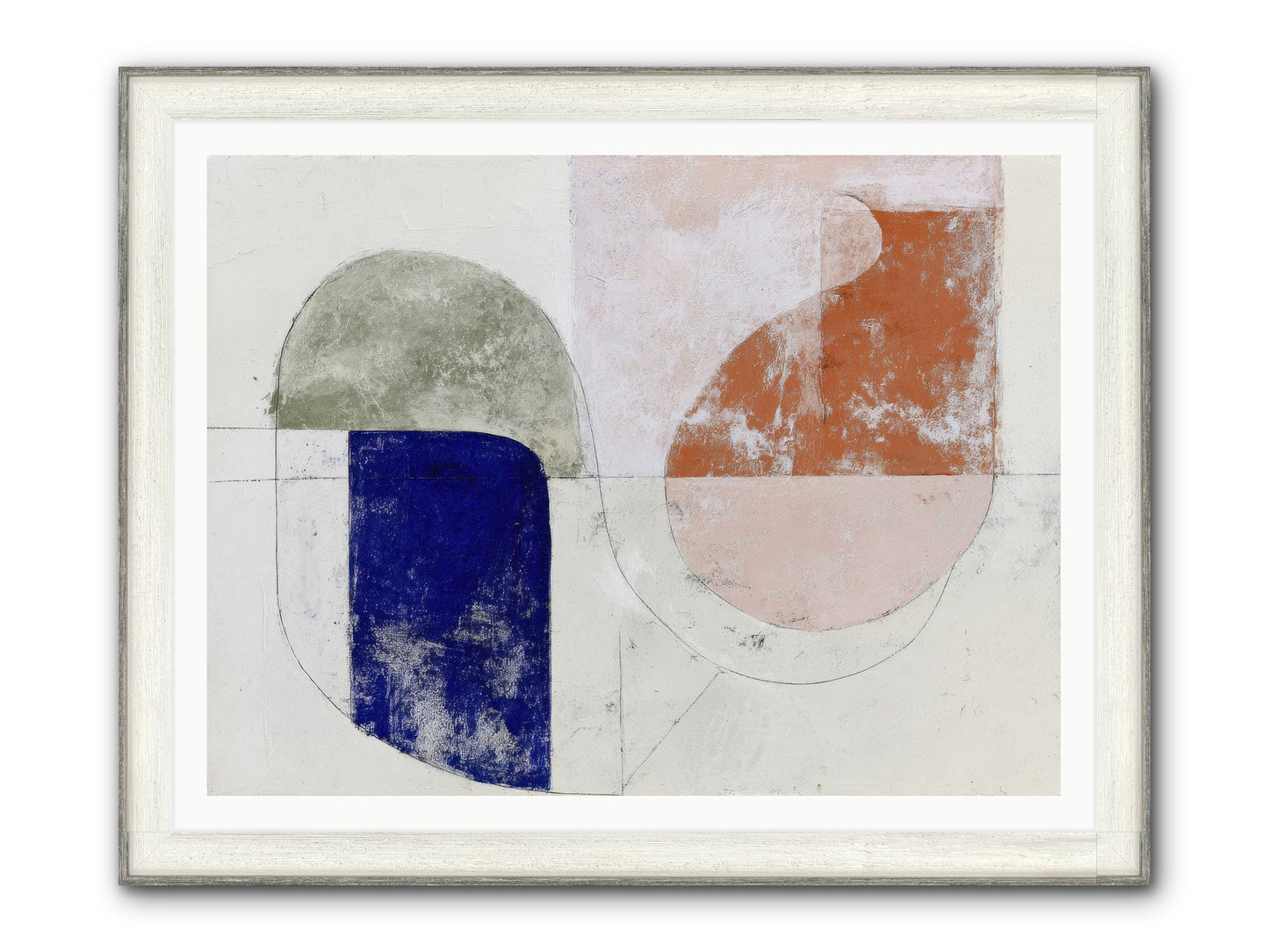 Arctic Gaze Framed Print - Driftwood White 48x36
