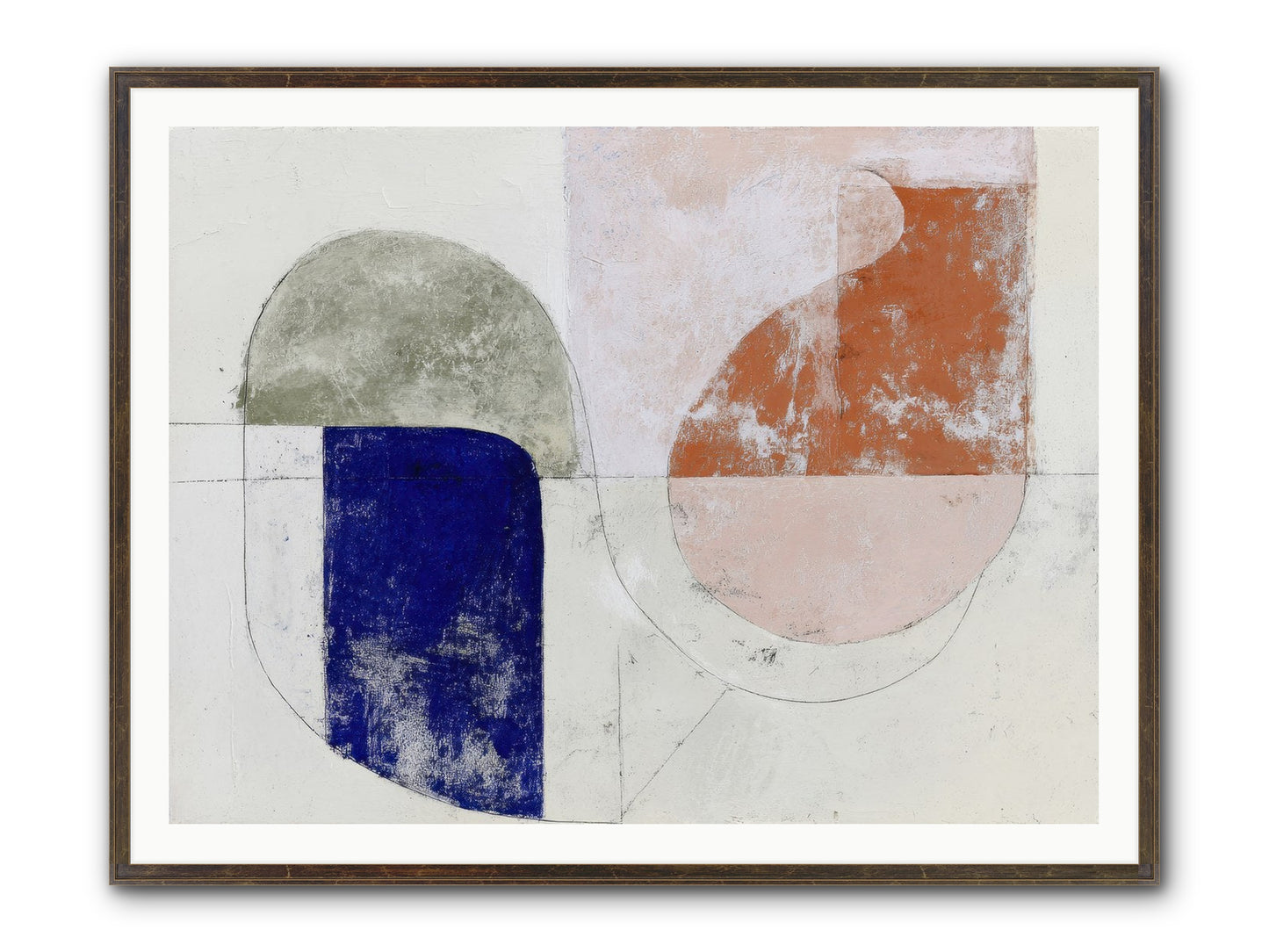 Arctic Gaze Framed Print - Slimwoods Black/Gold 48x36