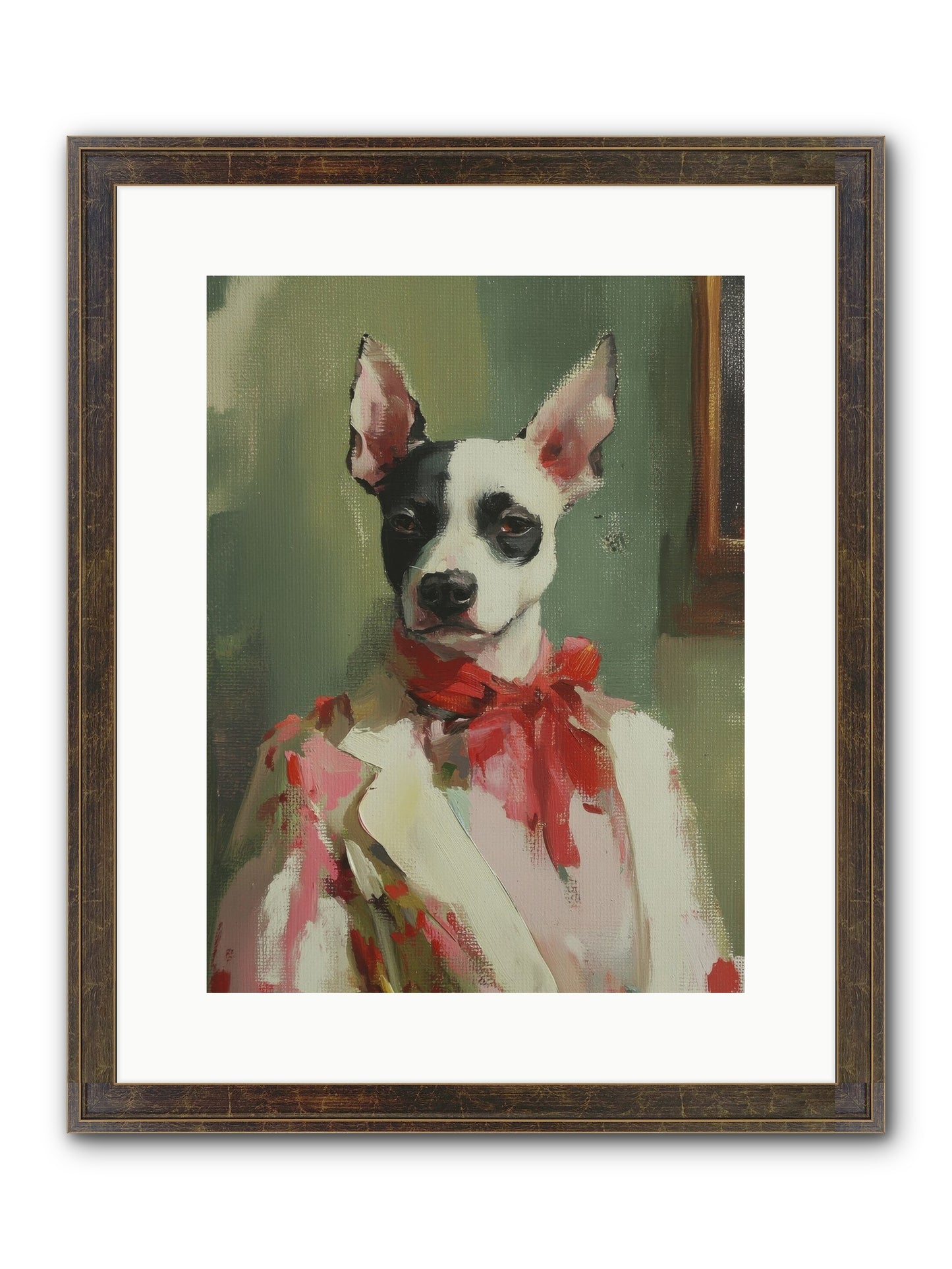 Aristocratic Soul Framed Print - Slimwoods Black/Gold 12x16