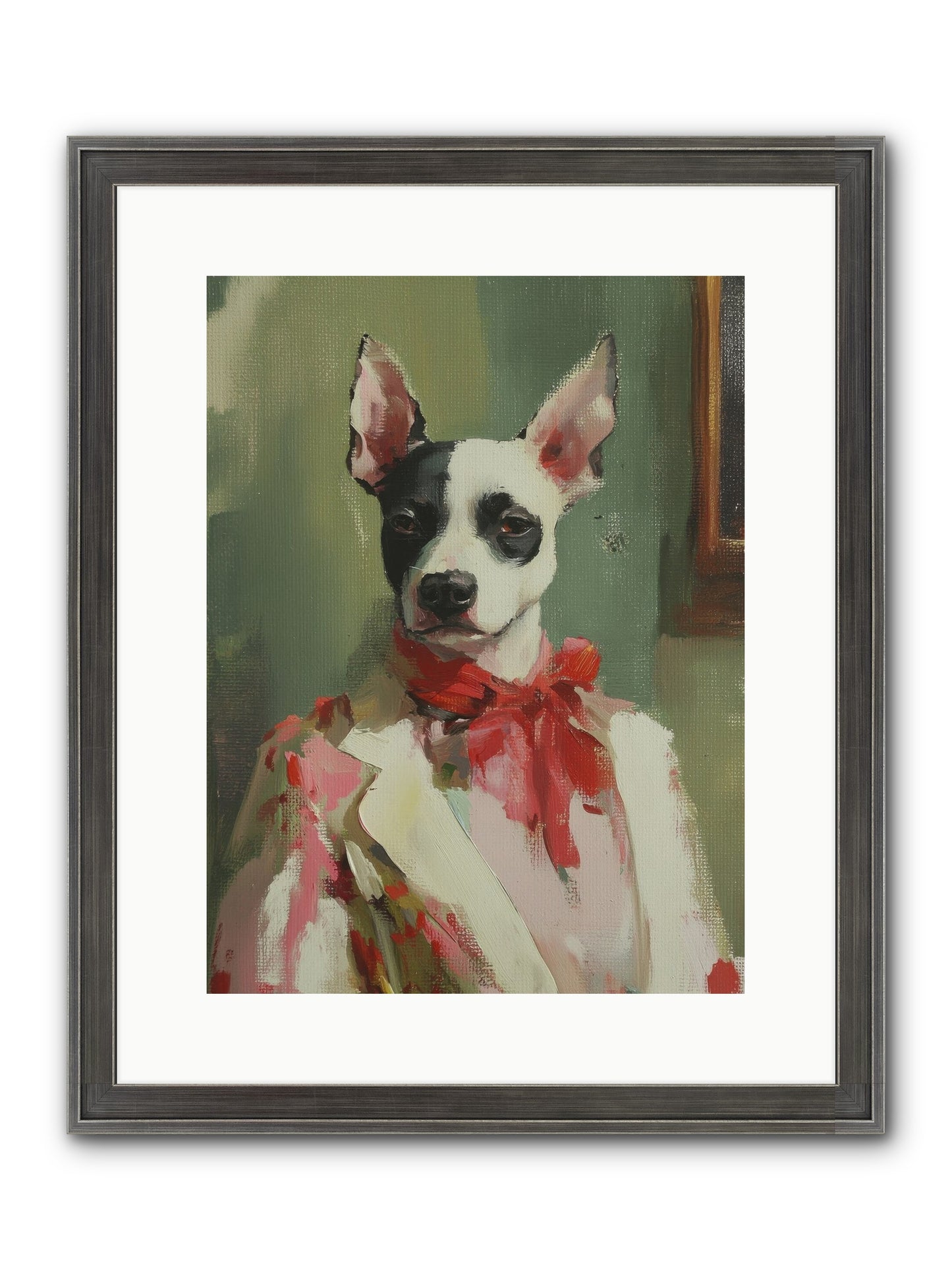 Aristocratic Soul Framed Print - Slimwoods Black/Silver 12x16