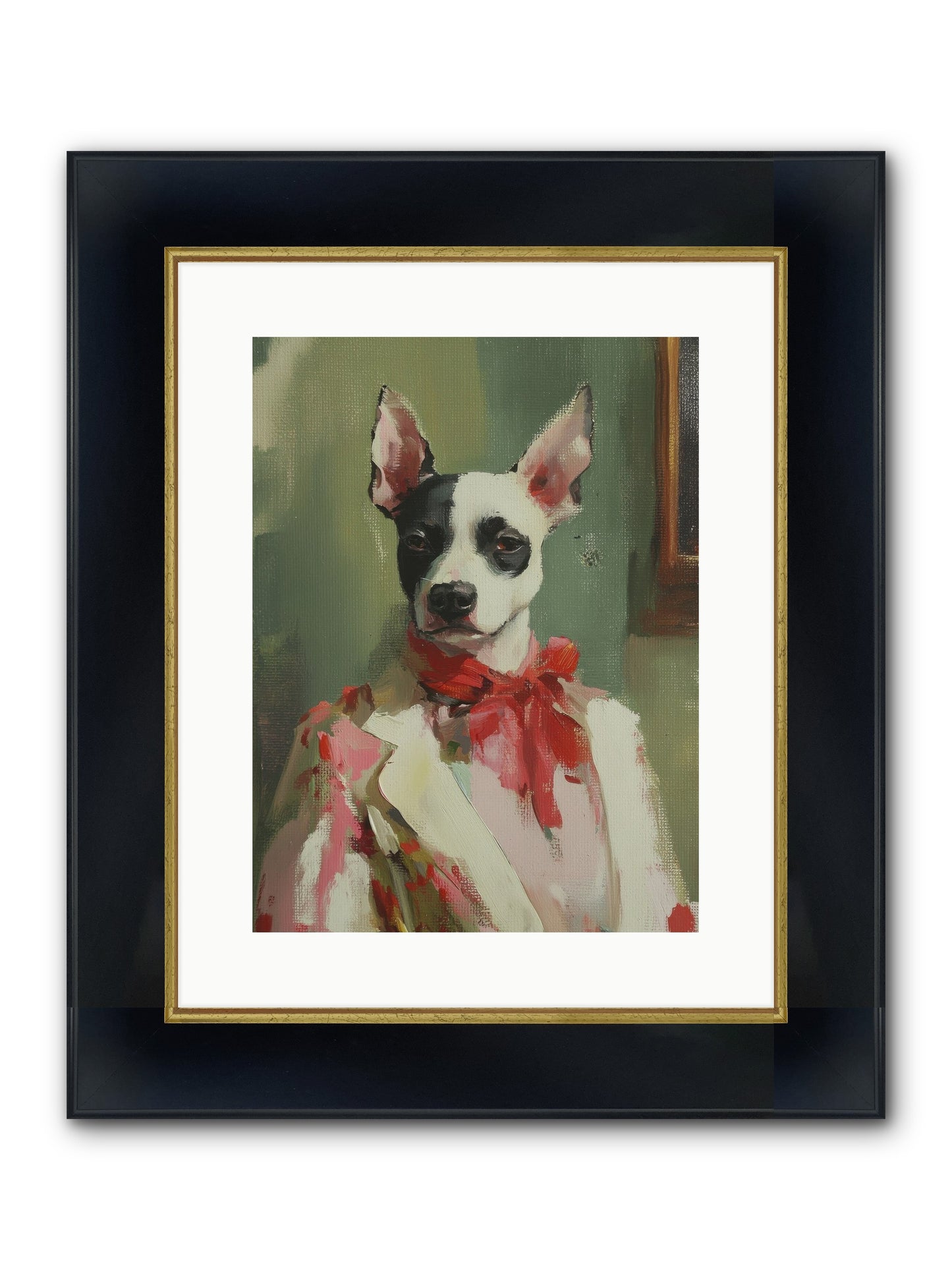 Aristocratic Soul Framed Print - Wide Black w/Gold 12x16